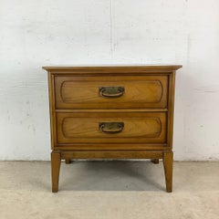 Vintage Two Drawer Nightstand