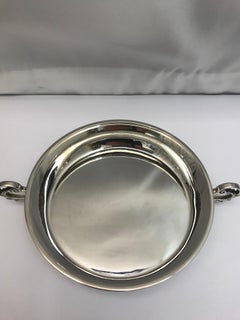 Vintage Two Handled Silver Asprey Dish