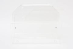 Vintage 1970's Lucite Magazine Holder Two Compartments Modern Design