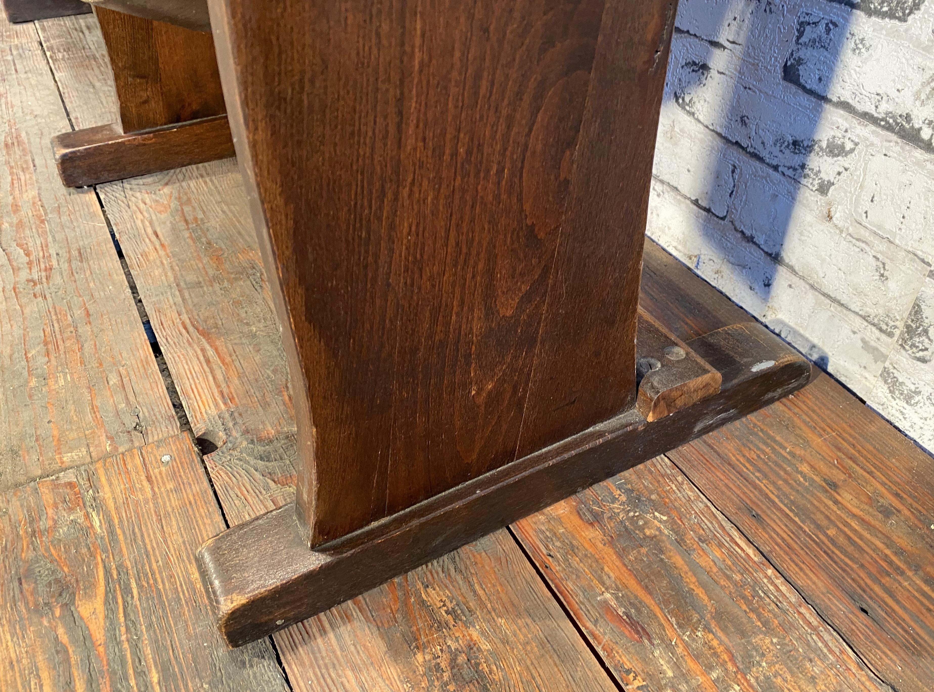 20th Century Vintage Two-Seat Cinema Bench from Ton, 1950s