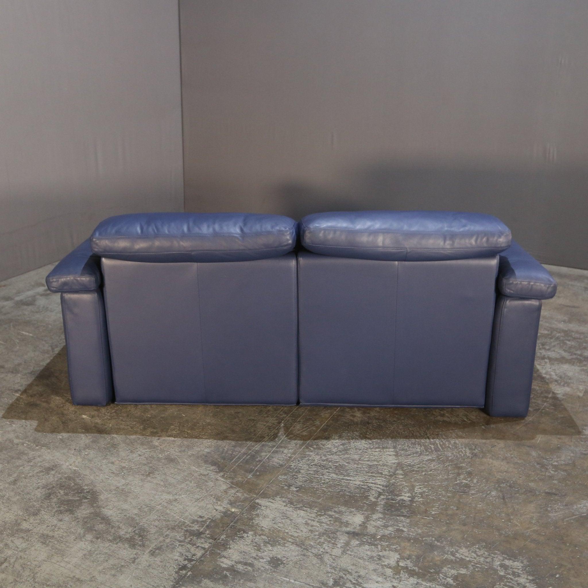 Zweisitzer-Sofa aus Leder von Rolf Benz, Vintage 4