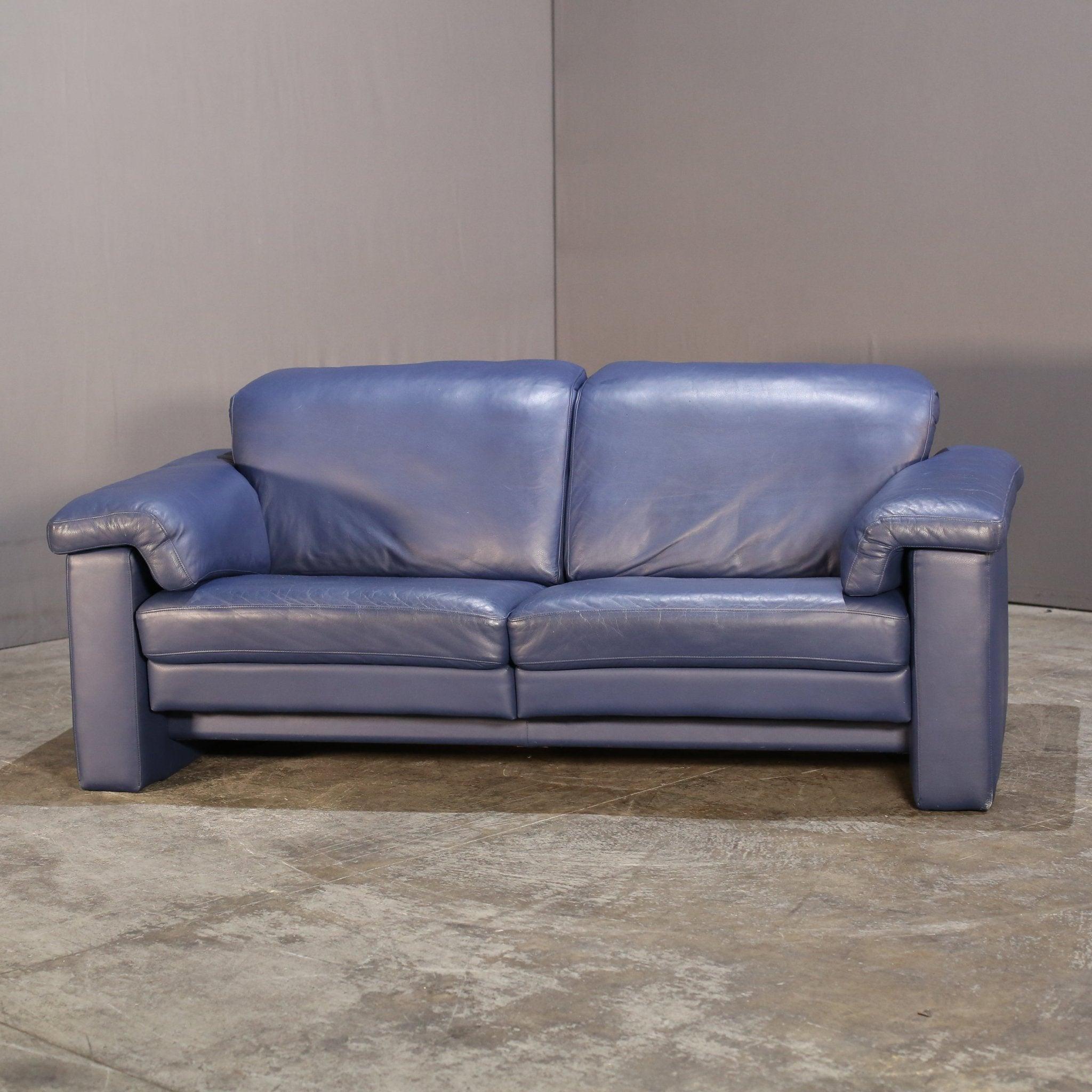 Zweisitzer-Sofa aus Leder von Rolf Benz, Vintage (Moderne der Mitte des Jahrhunderts)