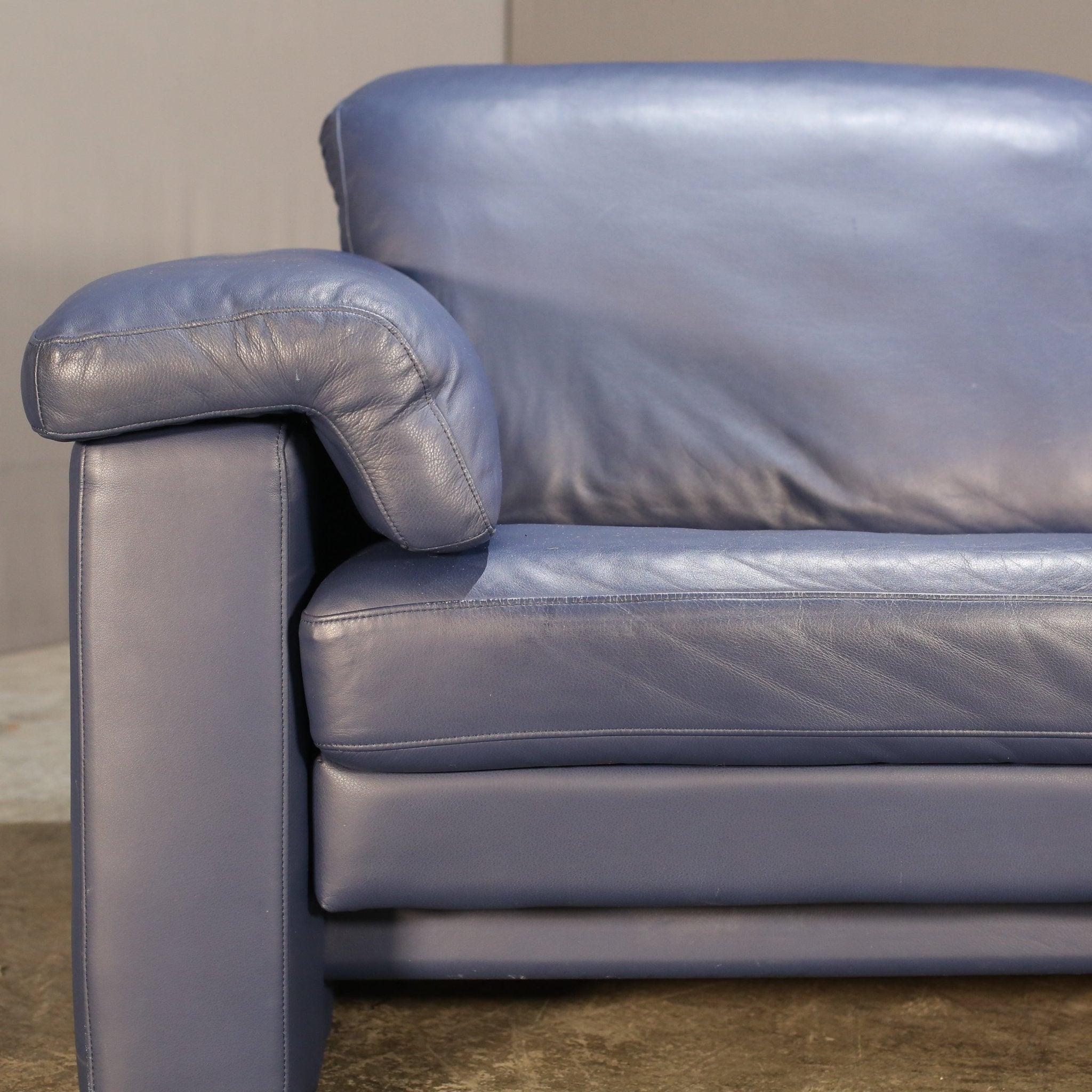 Zweisitzer-Sofa aus Leder von Rolf Benz, Vintage (Deutsch)