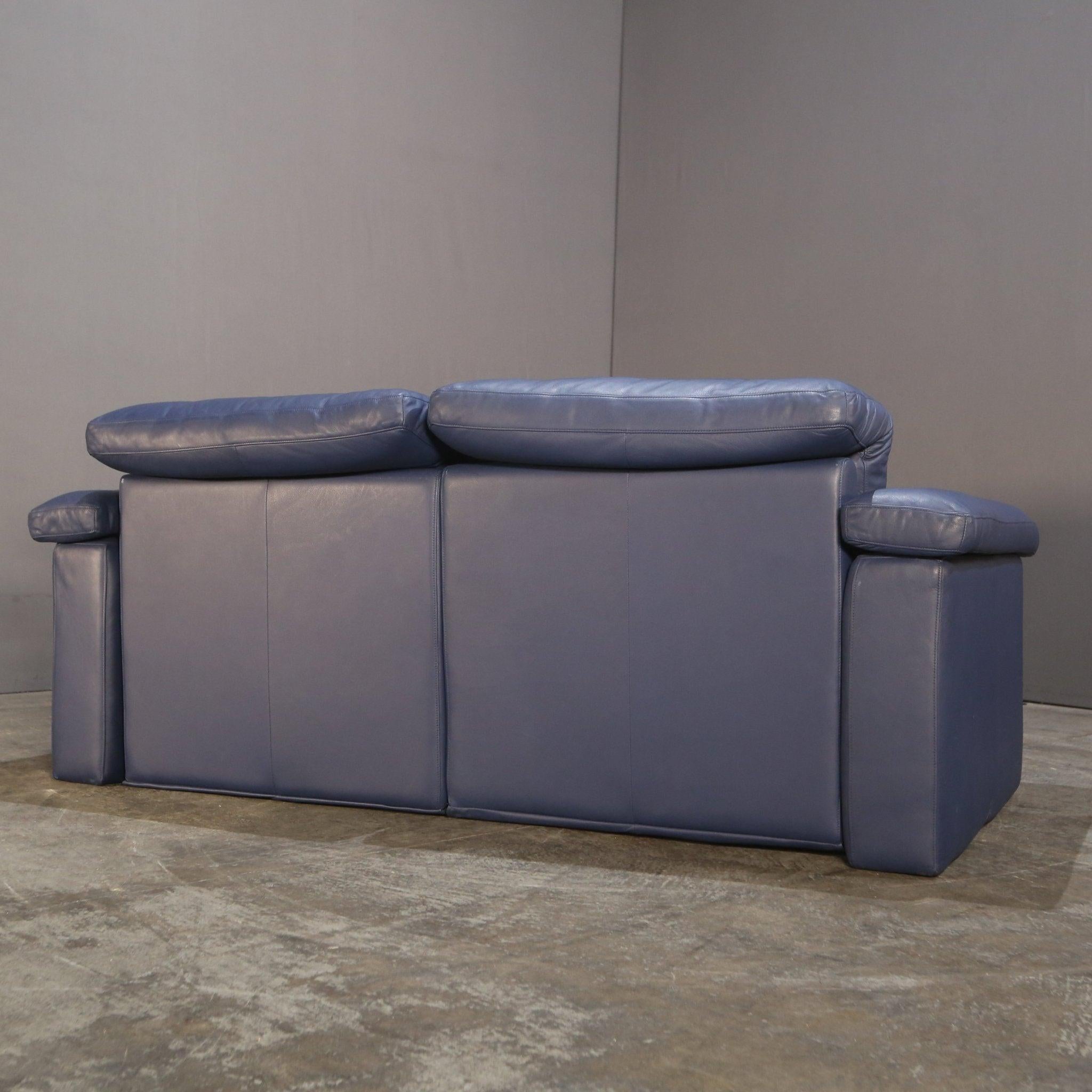 Zweisitzer-Sofa aus Leder von Rolf Benz, Vintage 3