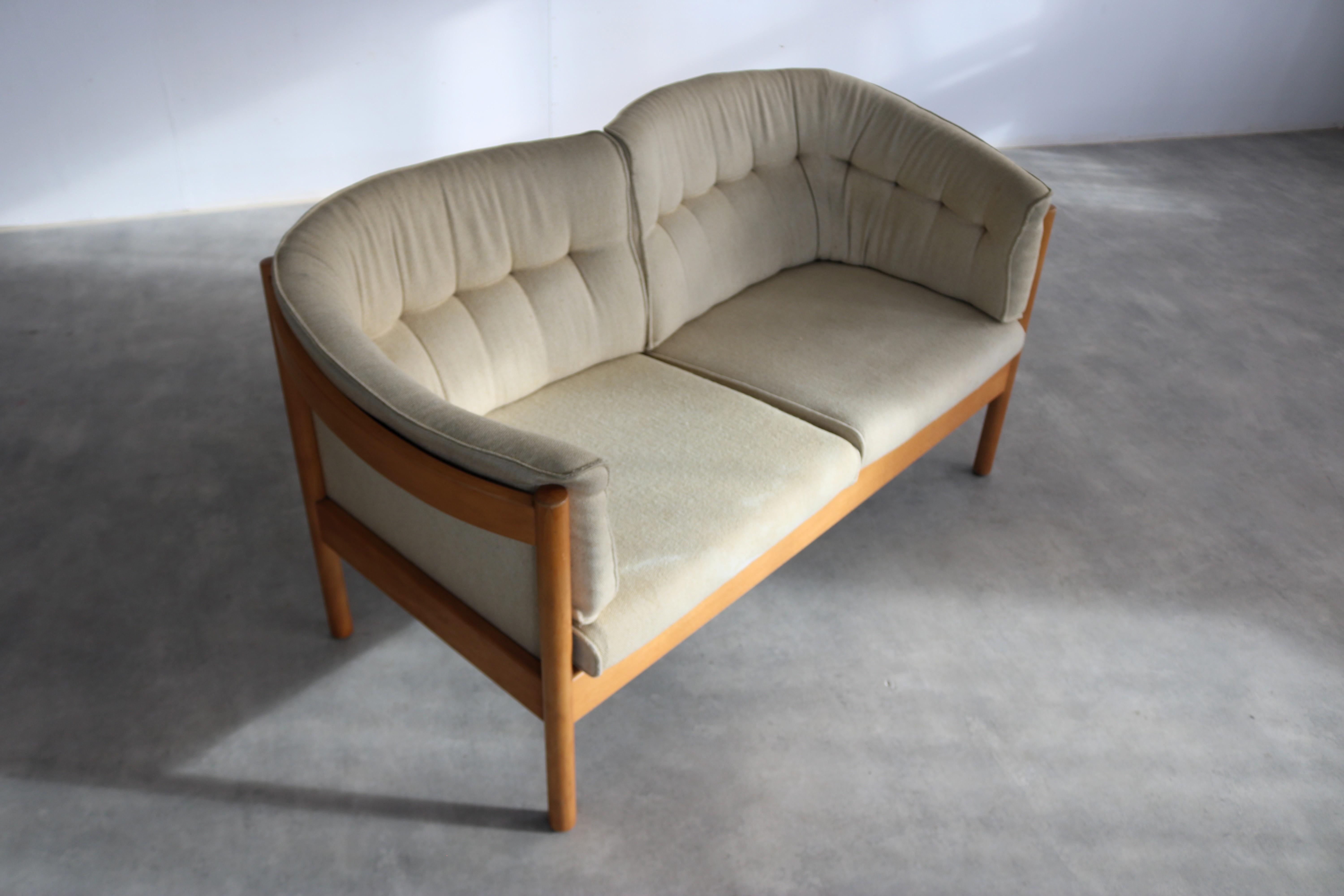 Sofá vintage de dos plazas  sofá  1970s  Nielaus en Bueno estado para la venta en Lemmer, NL