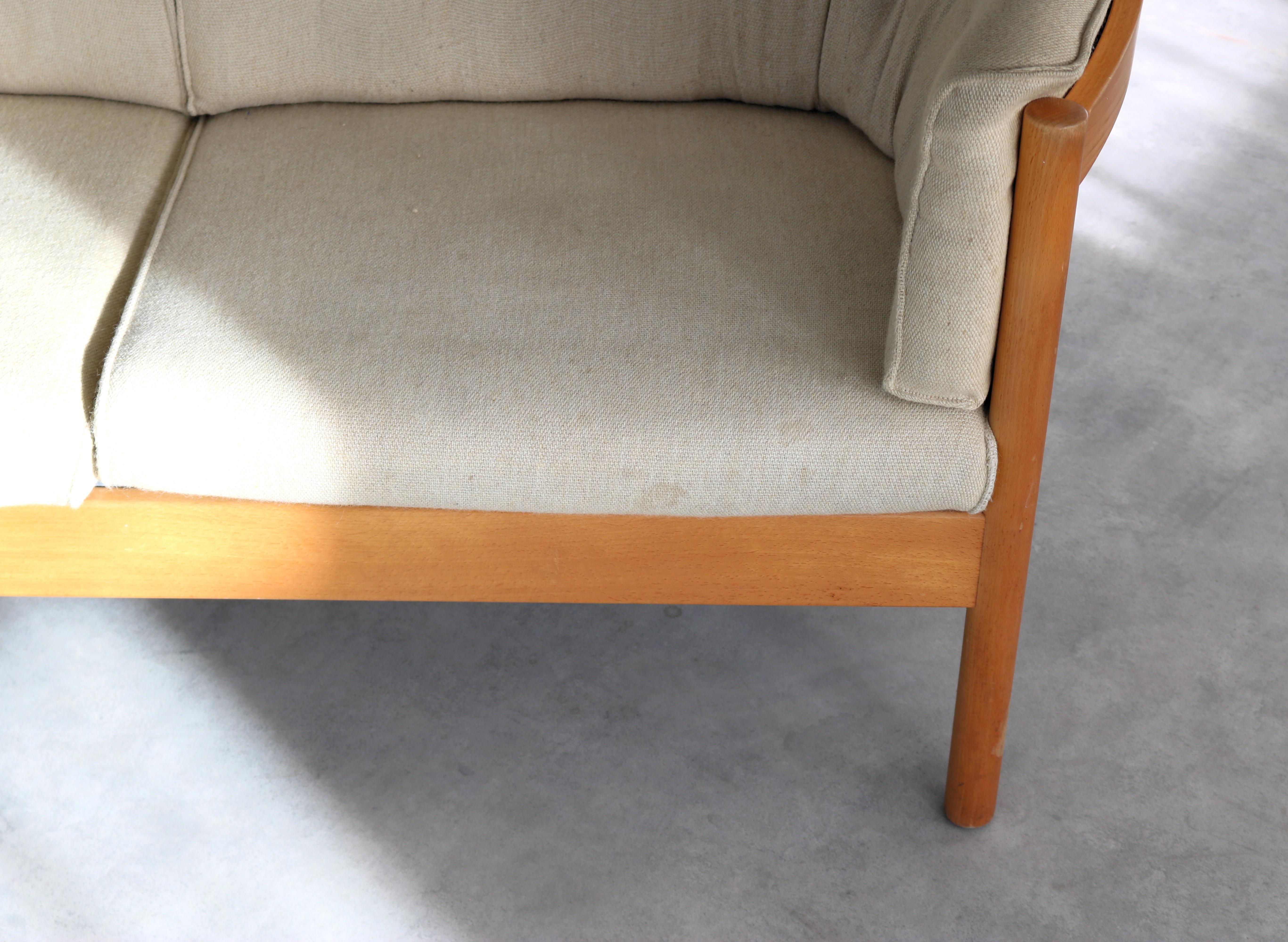 Sofá vintage de dos plazas  sofá  1970s  Nielaus en venta 1