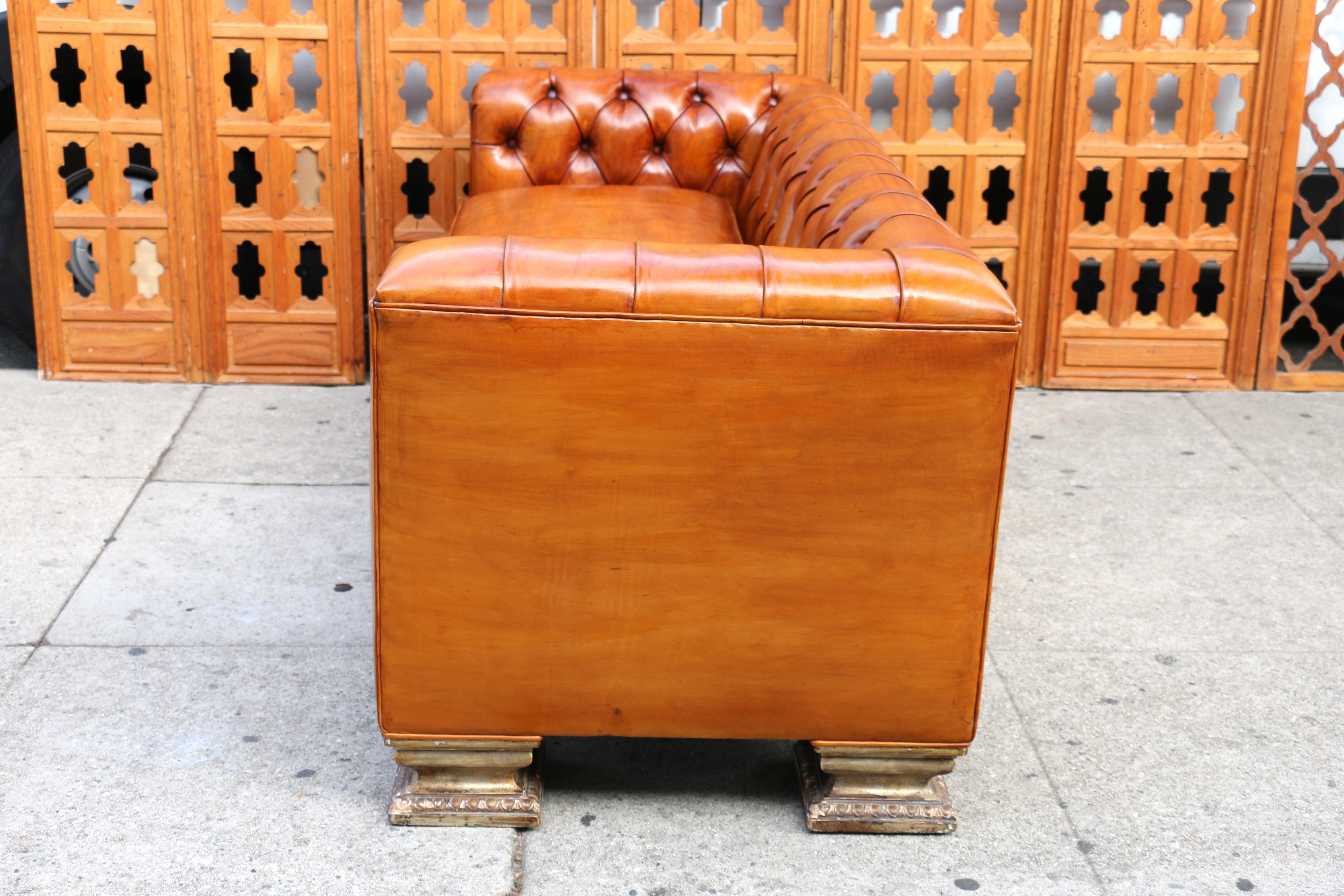 Divano Chesterfield a due posti d'epoca, 1900 in vendita 4