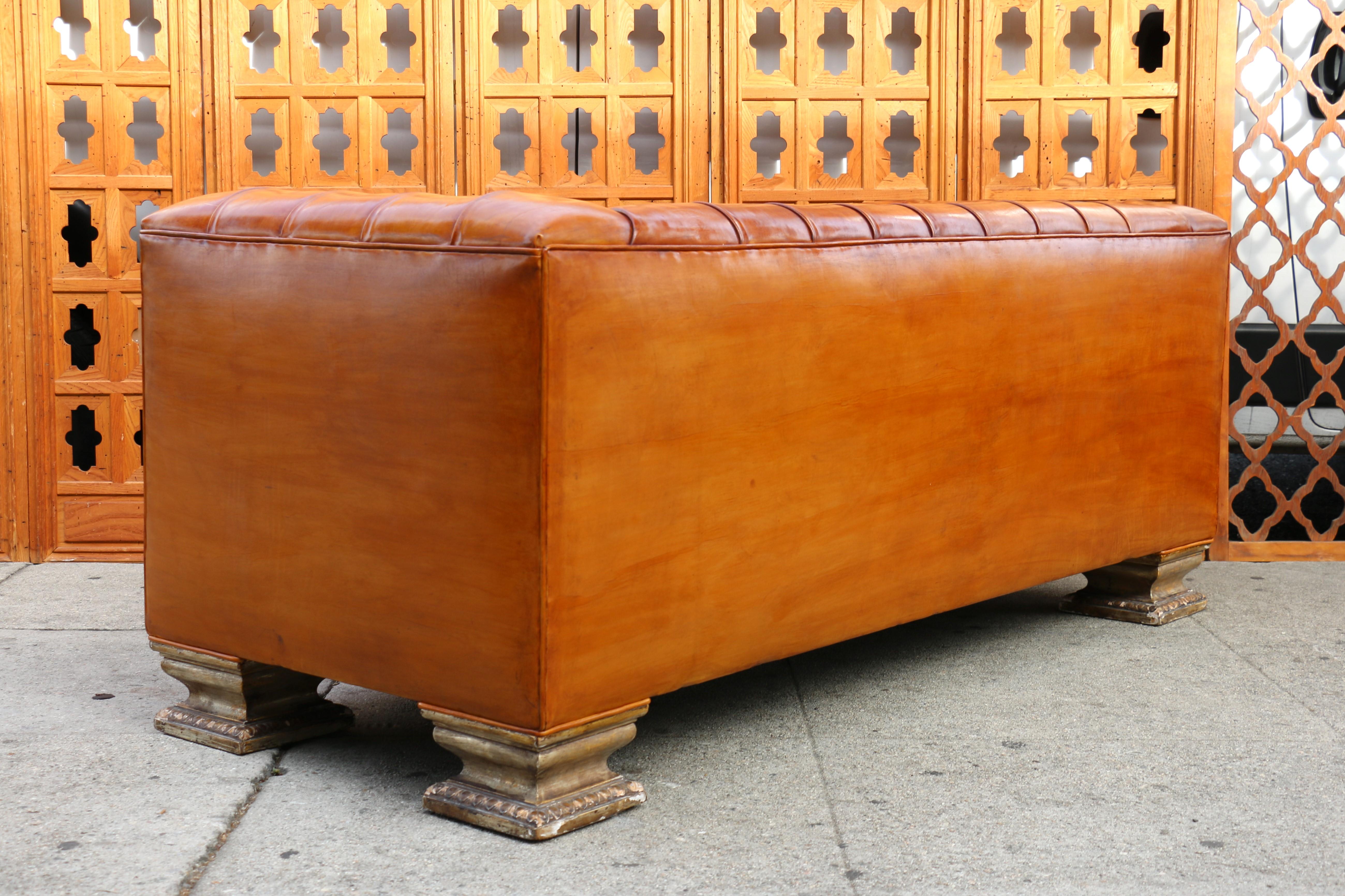 Divano Chesterfield a due posti d'epoca, 1900 in vendita 6