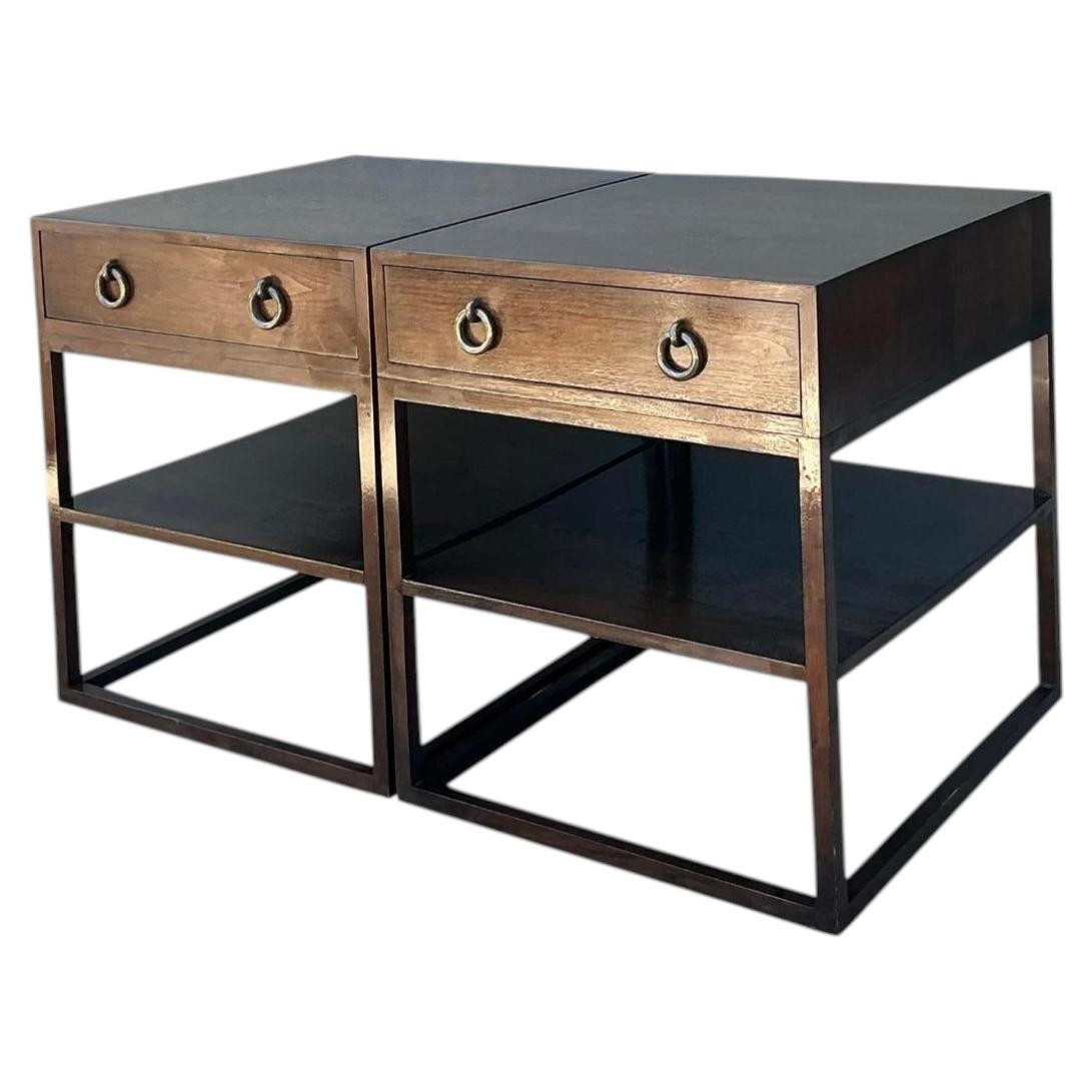 Comodini a due piani vintage - una coppia