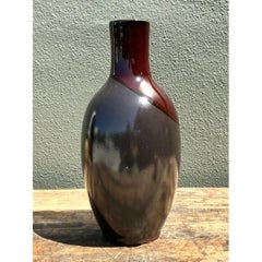 Vintage Two Tine Pottery Vase