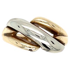 Vintage Two-Tone 10k Gold Knot Ring