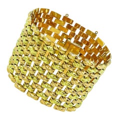 Vintage Two-Tone Gold Bracelet