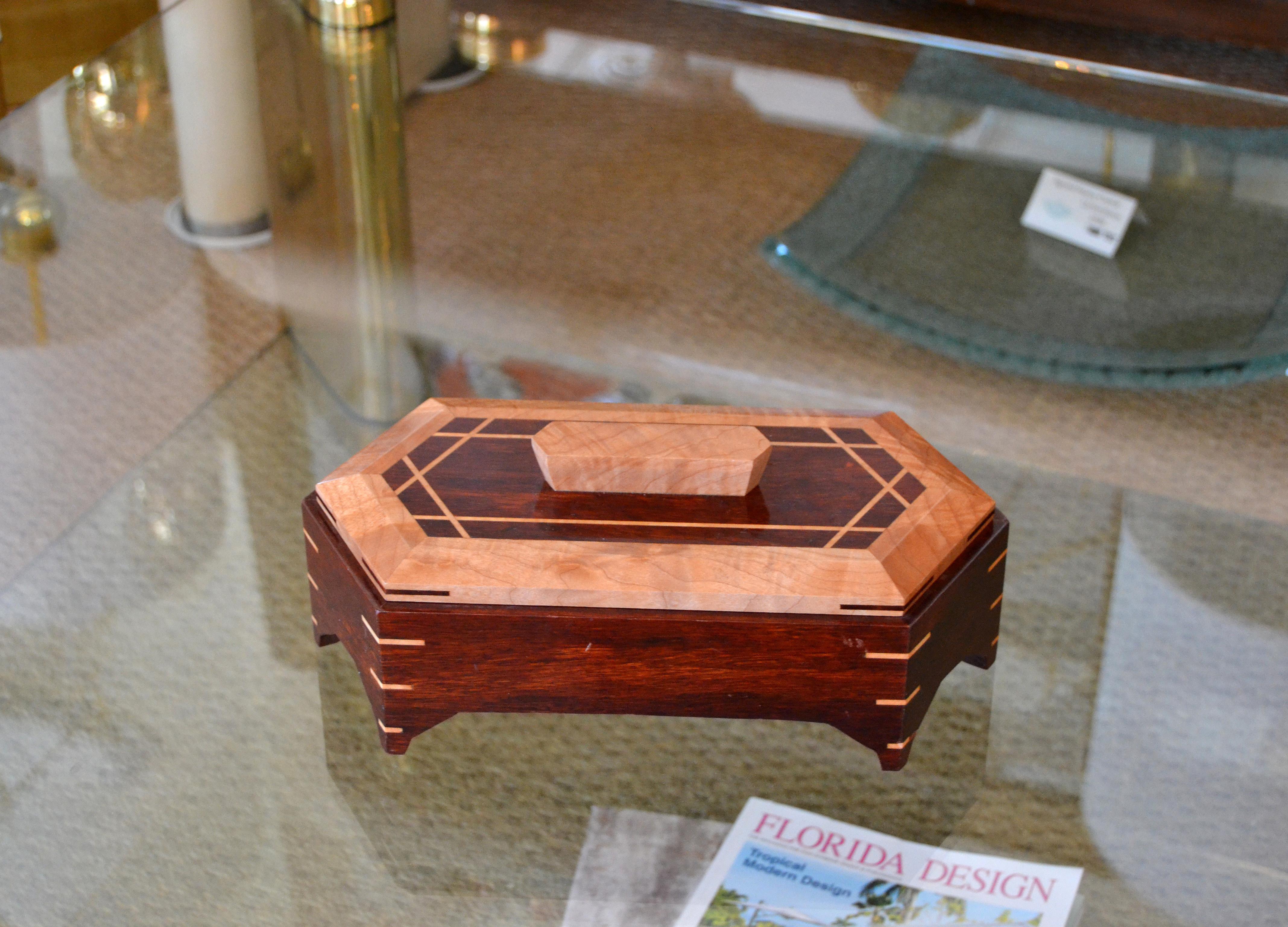 wood box with lid