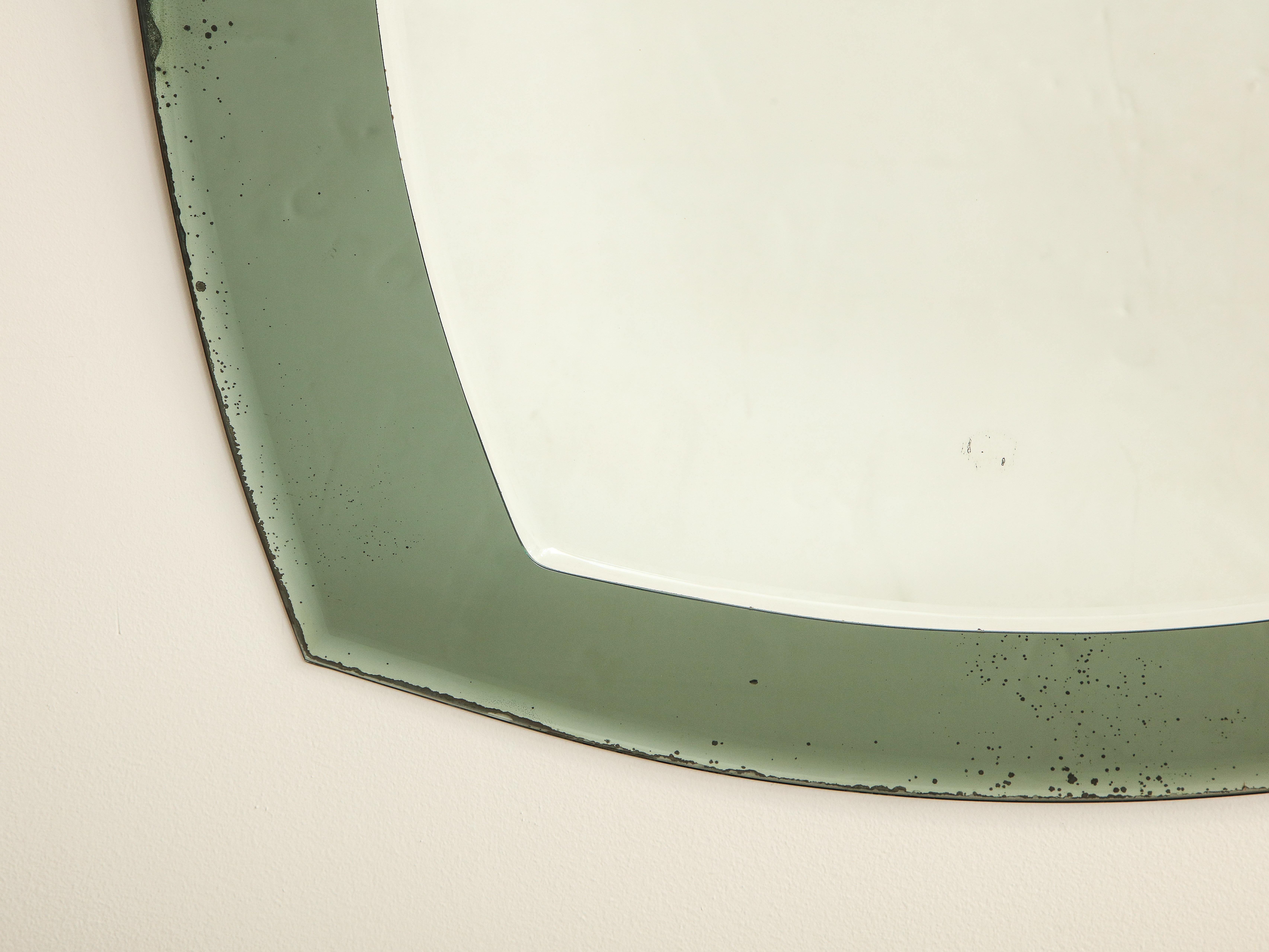 Vintage Italian Two-Tone Mirror 2