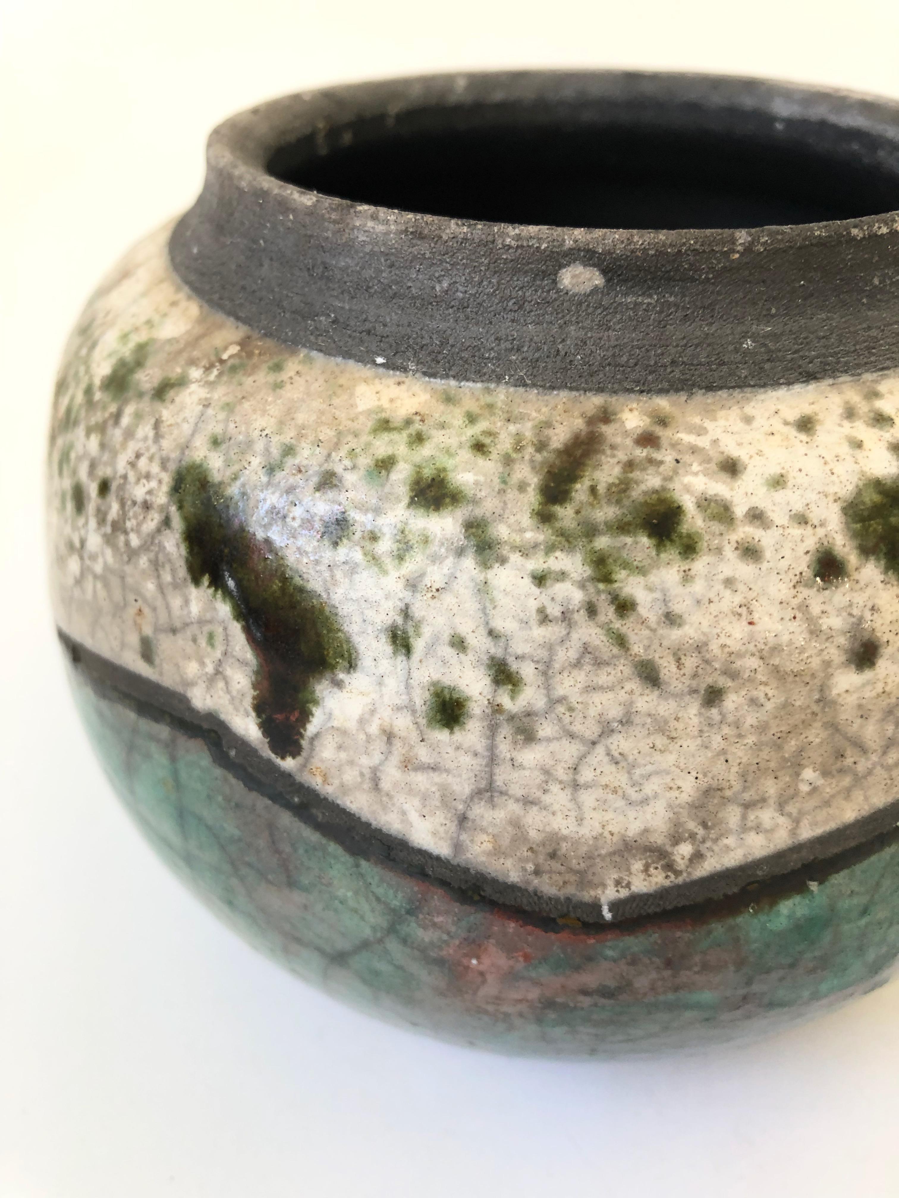 Vintage Two Toned Raku Pottery at 1stDibs raku pottery for sale