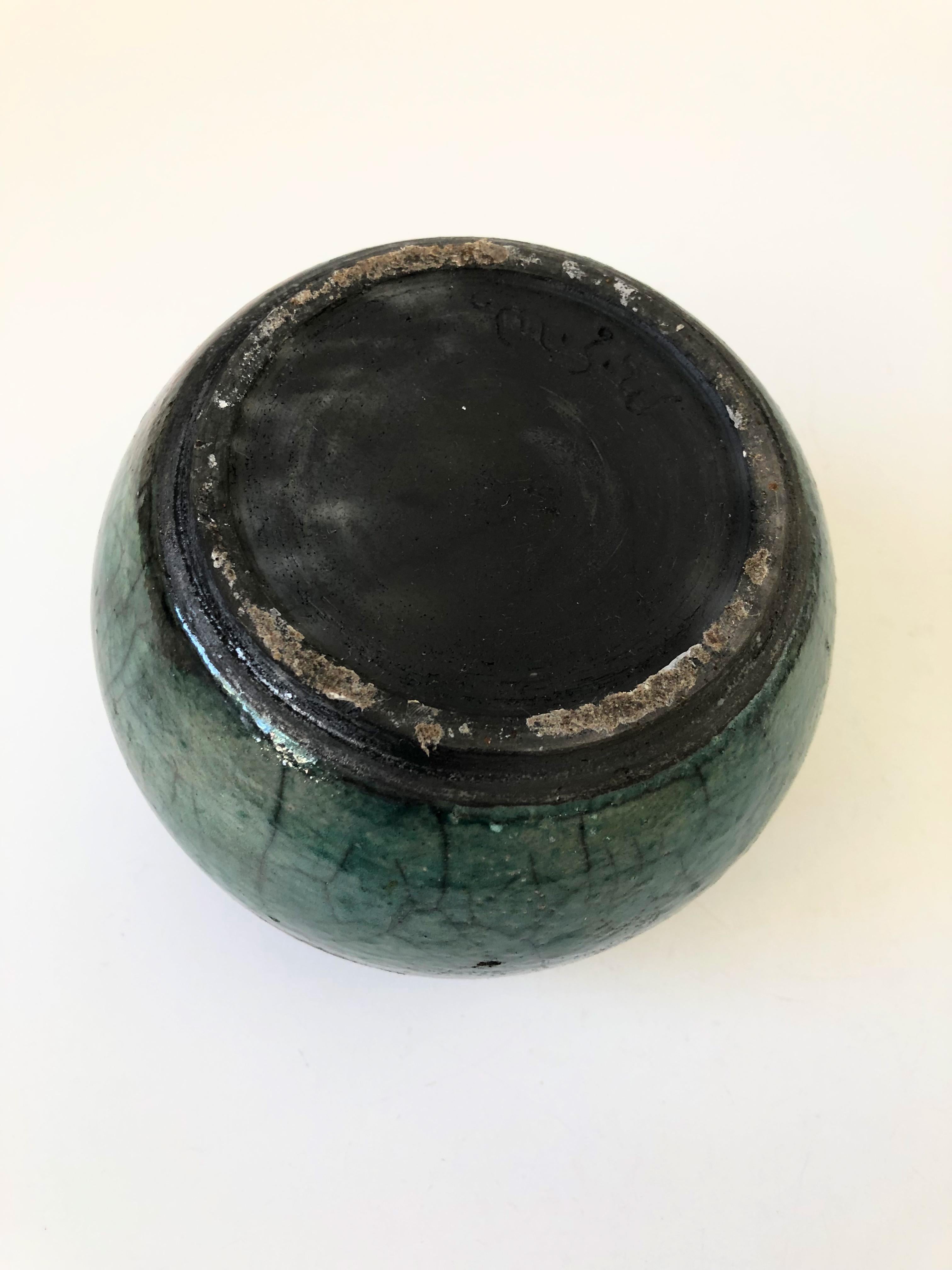 Vintage Two Toned Raku Pottery at 1stDibs raku pottery for sale