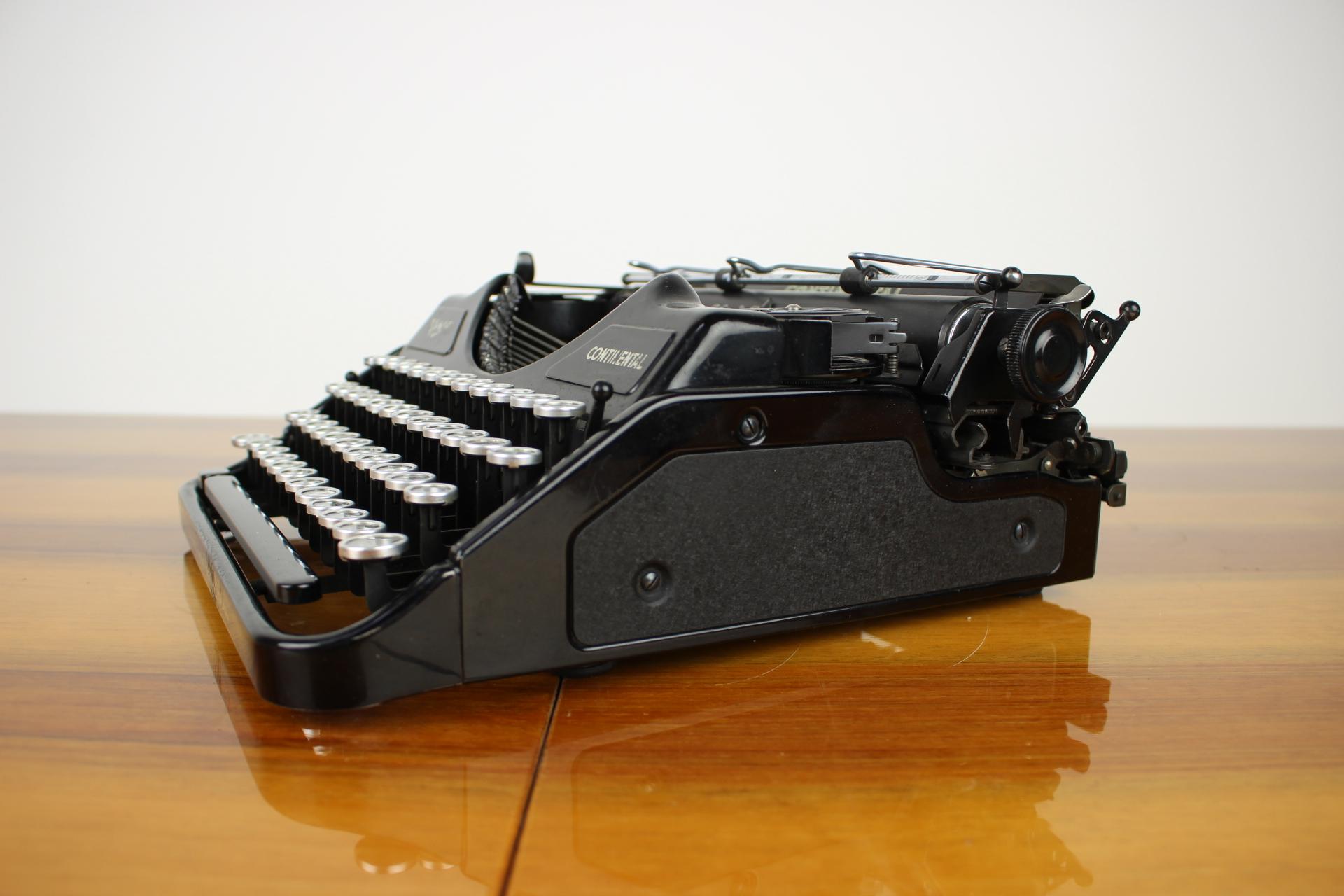 continental typewriter