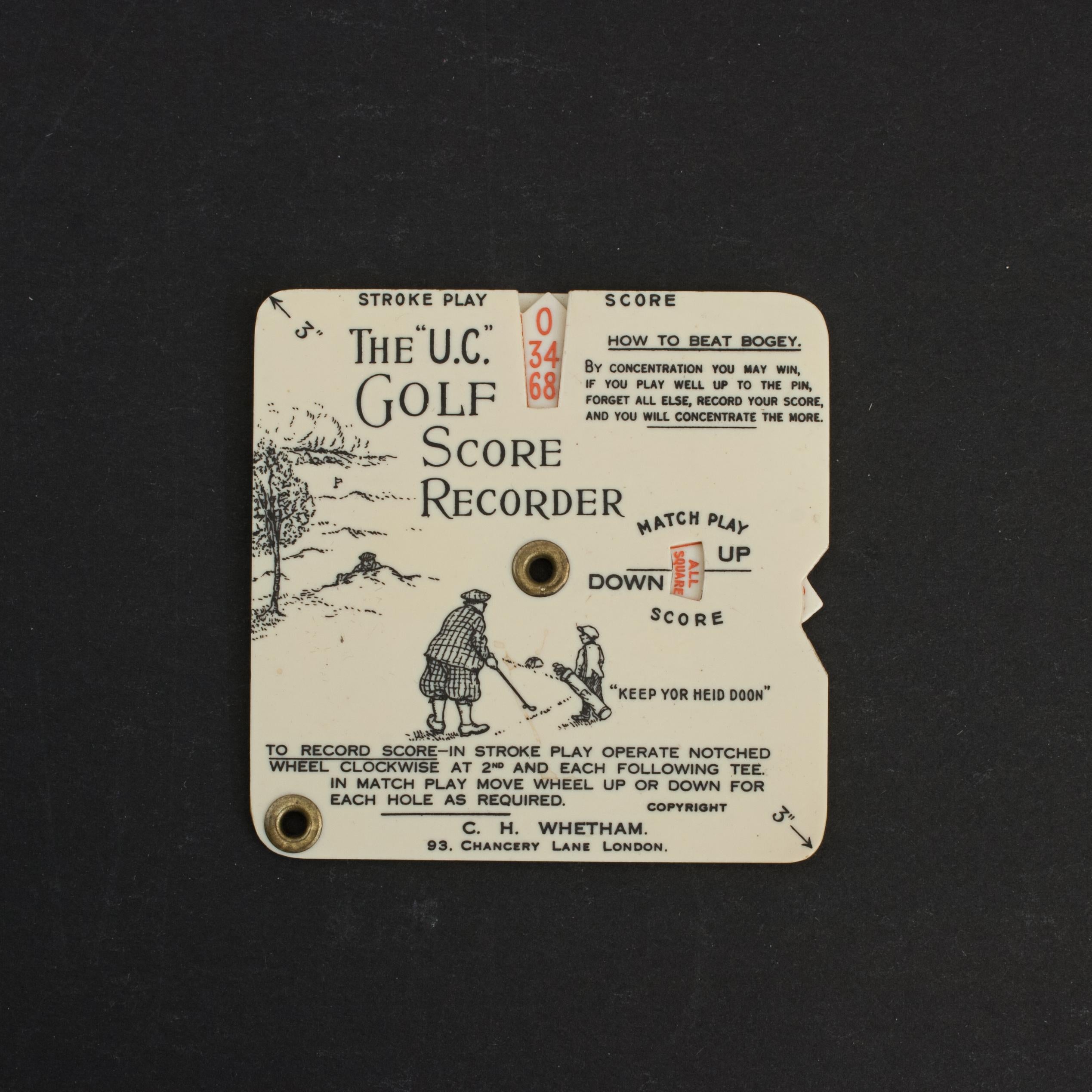 Uc Golfschläger im Vintage-Stil (Britisch) im Angebot