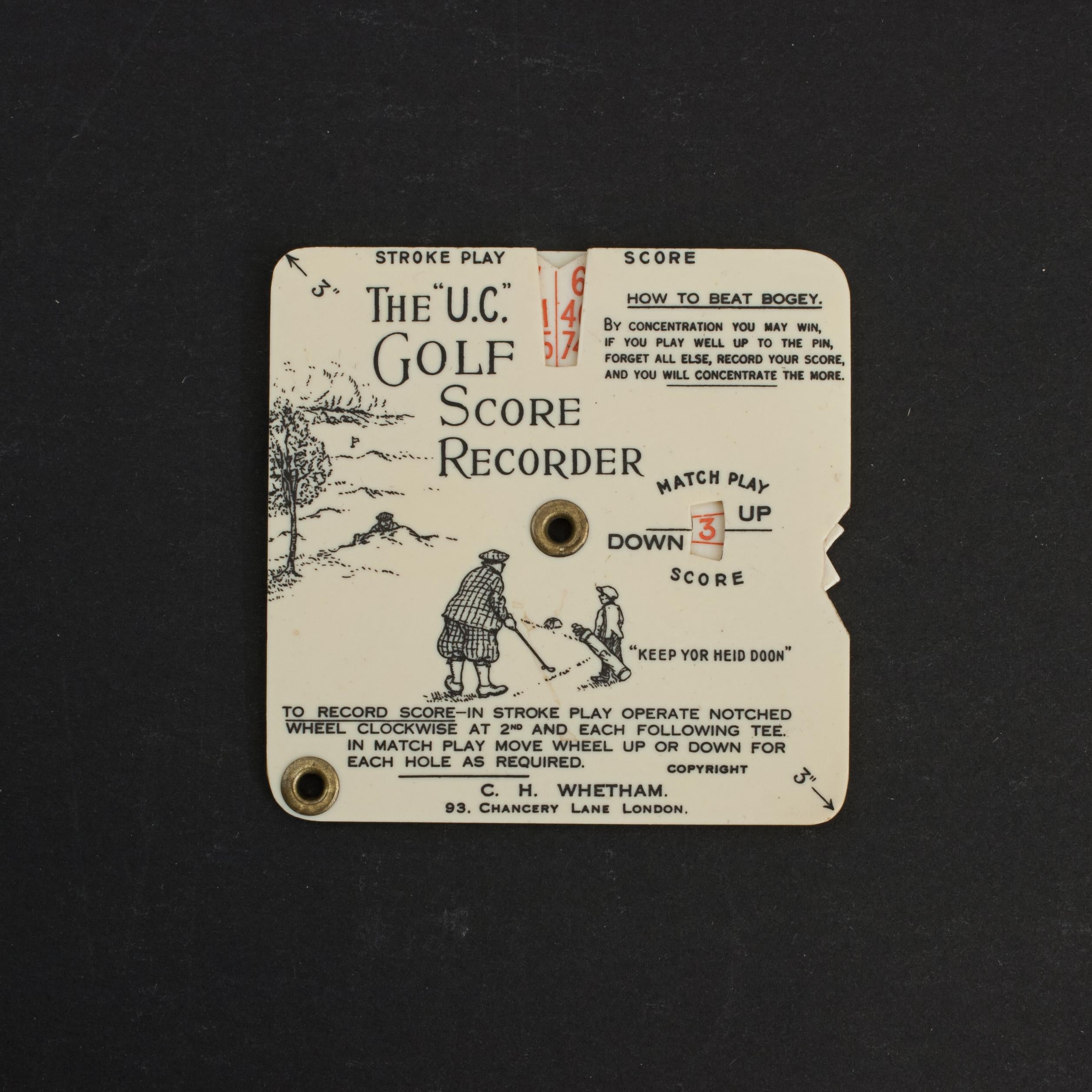 Uc Golfschläger im Vintage-Stil im Zustand „Gut“ im Angebot in Oxfordshire, GB