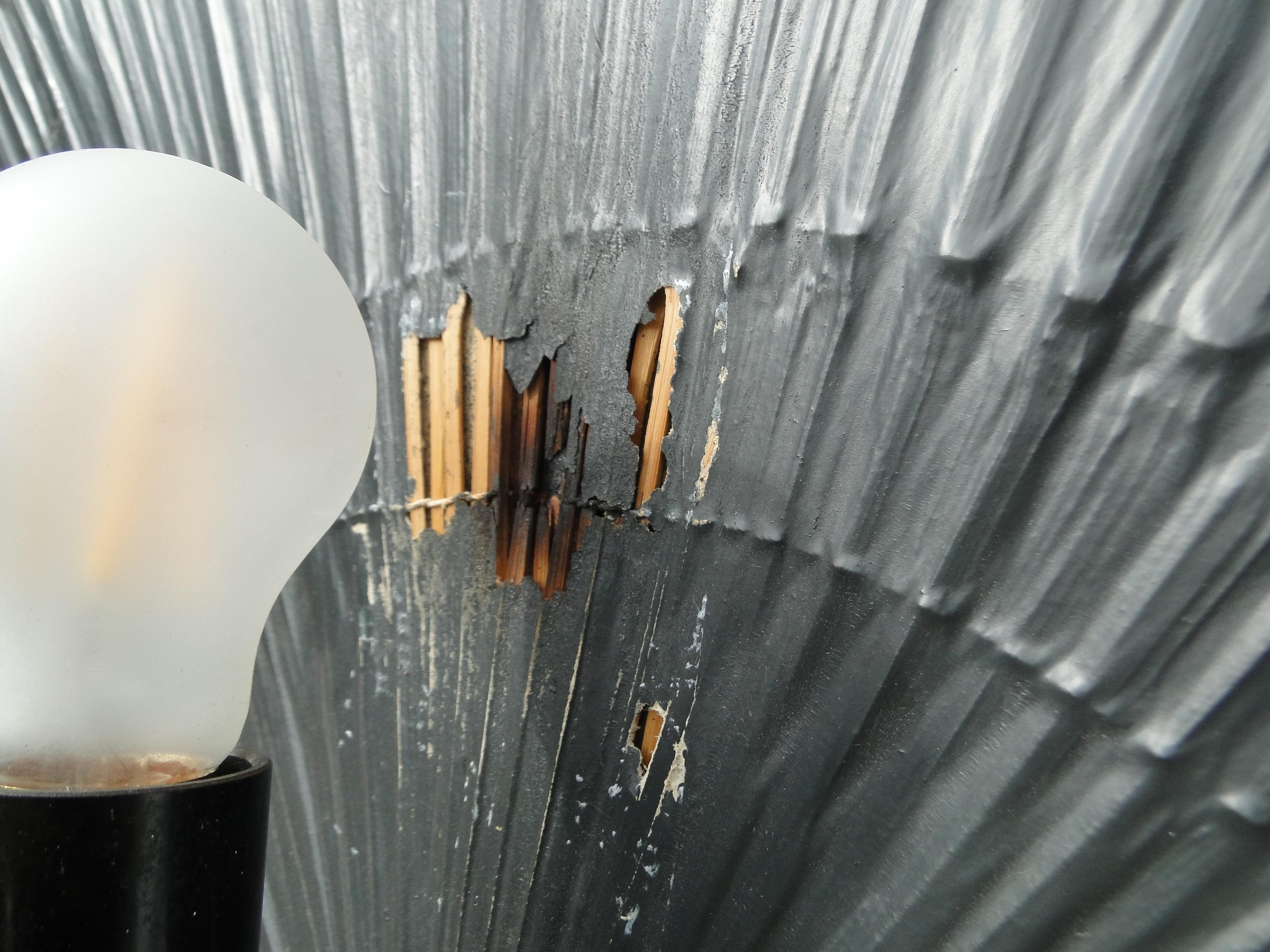 Vintage Uchiwa Ingo Maurer  Wall Lamp for M Design  Germany 70s For Sale 5