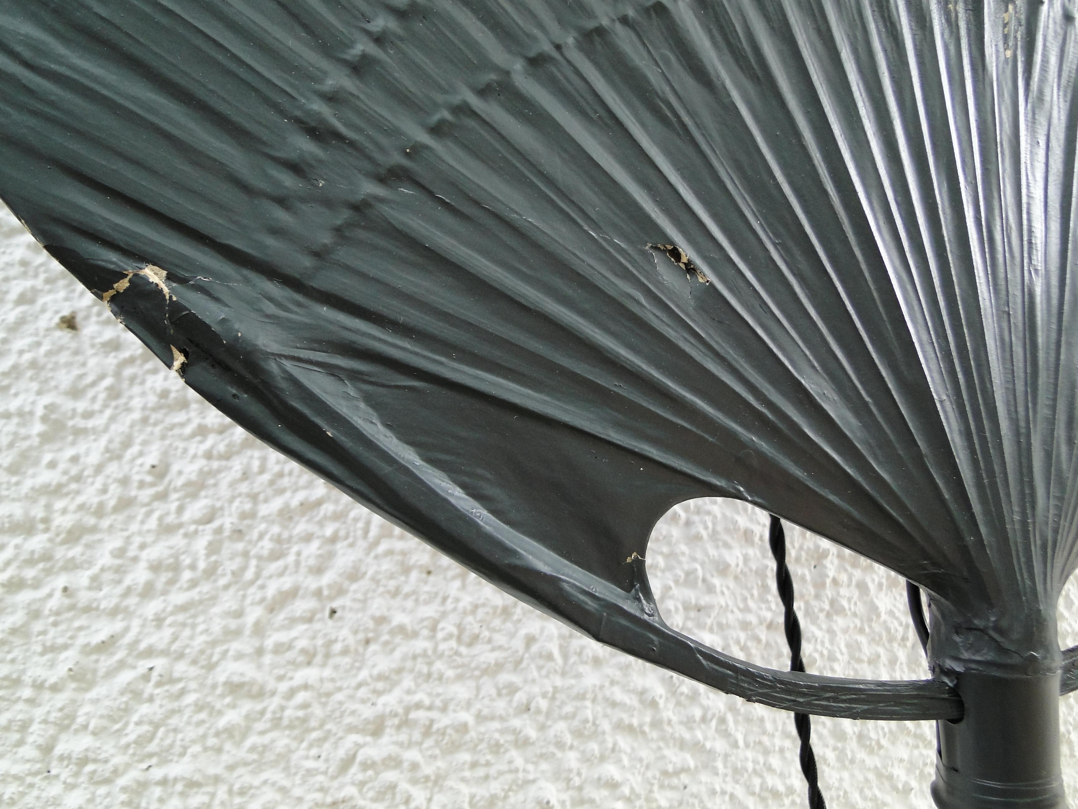 Vintage Uchiwa Ingo Maurer  Wall Lamp for M Design  Germany 70s For Sale 6