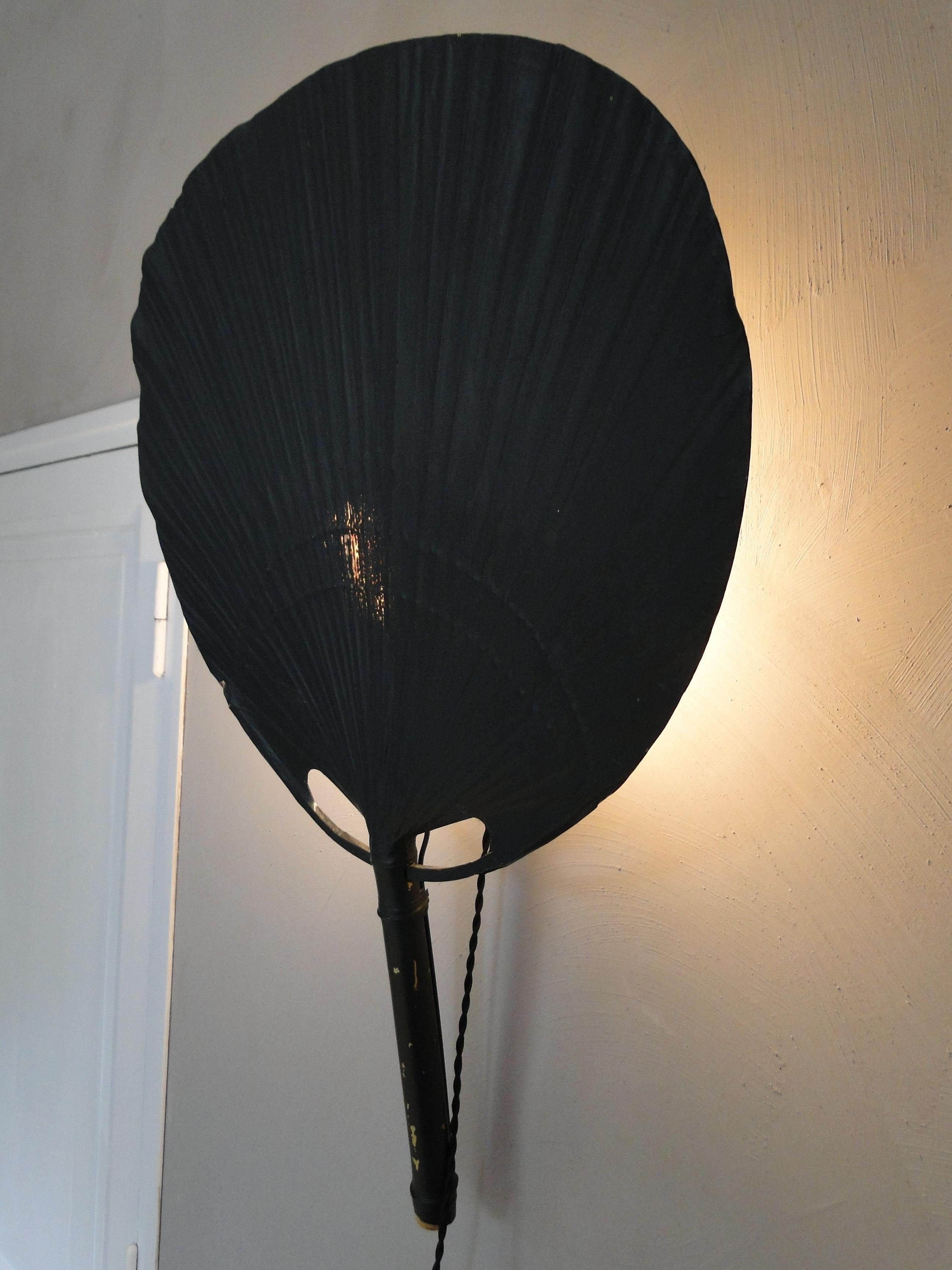 Late 20th Century Vintage Uchiwa Ingo Maurer  Wall Lamp for M Design  Germany 70s For Sale
