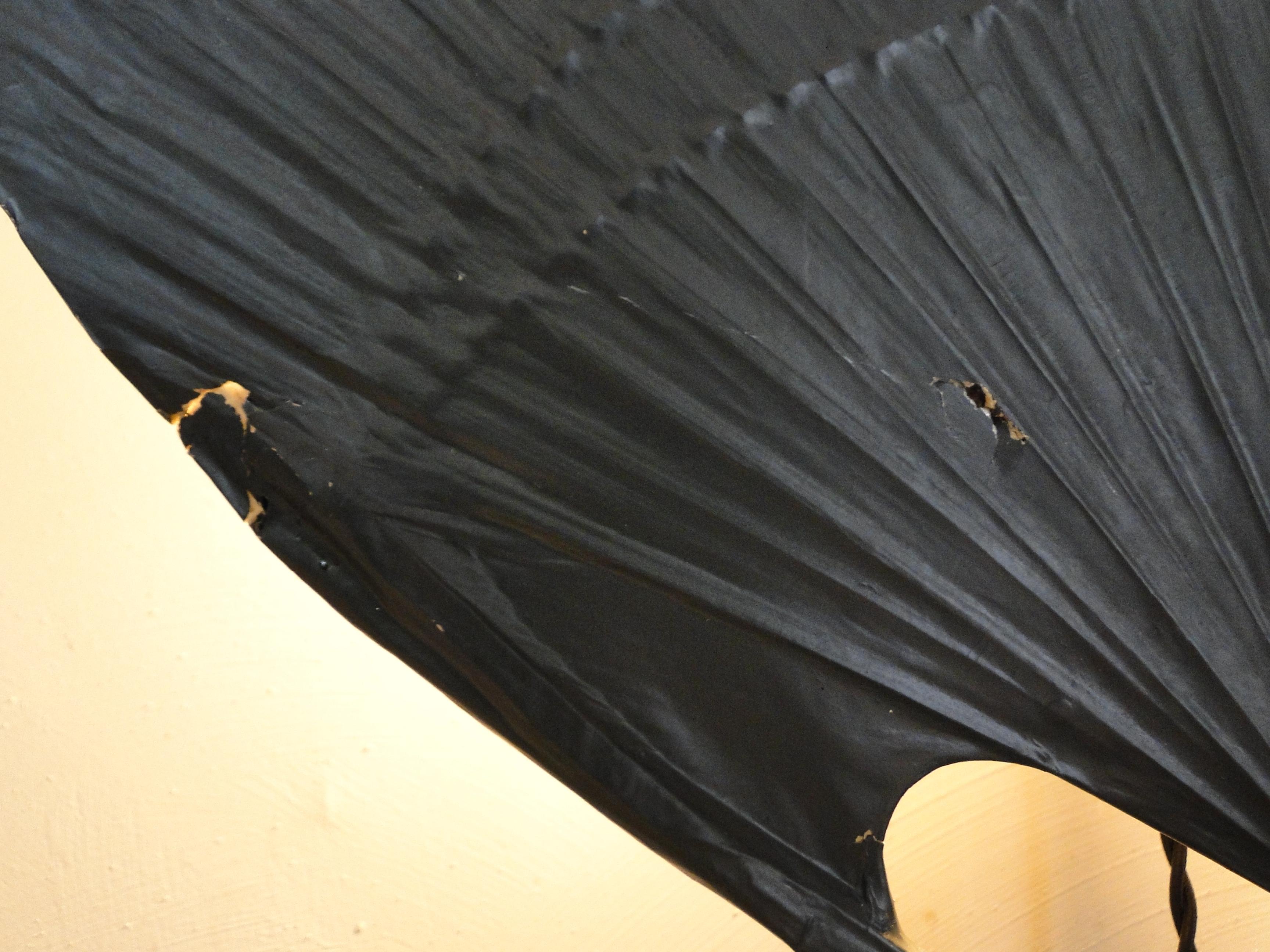 Bamboo Vintage Uchiwa Ingo Maurer  Wall Lamp for M Design  Germany 70s For Sale