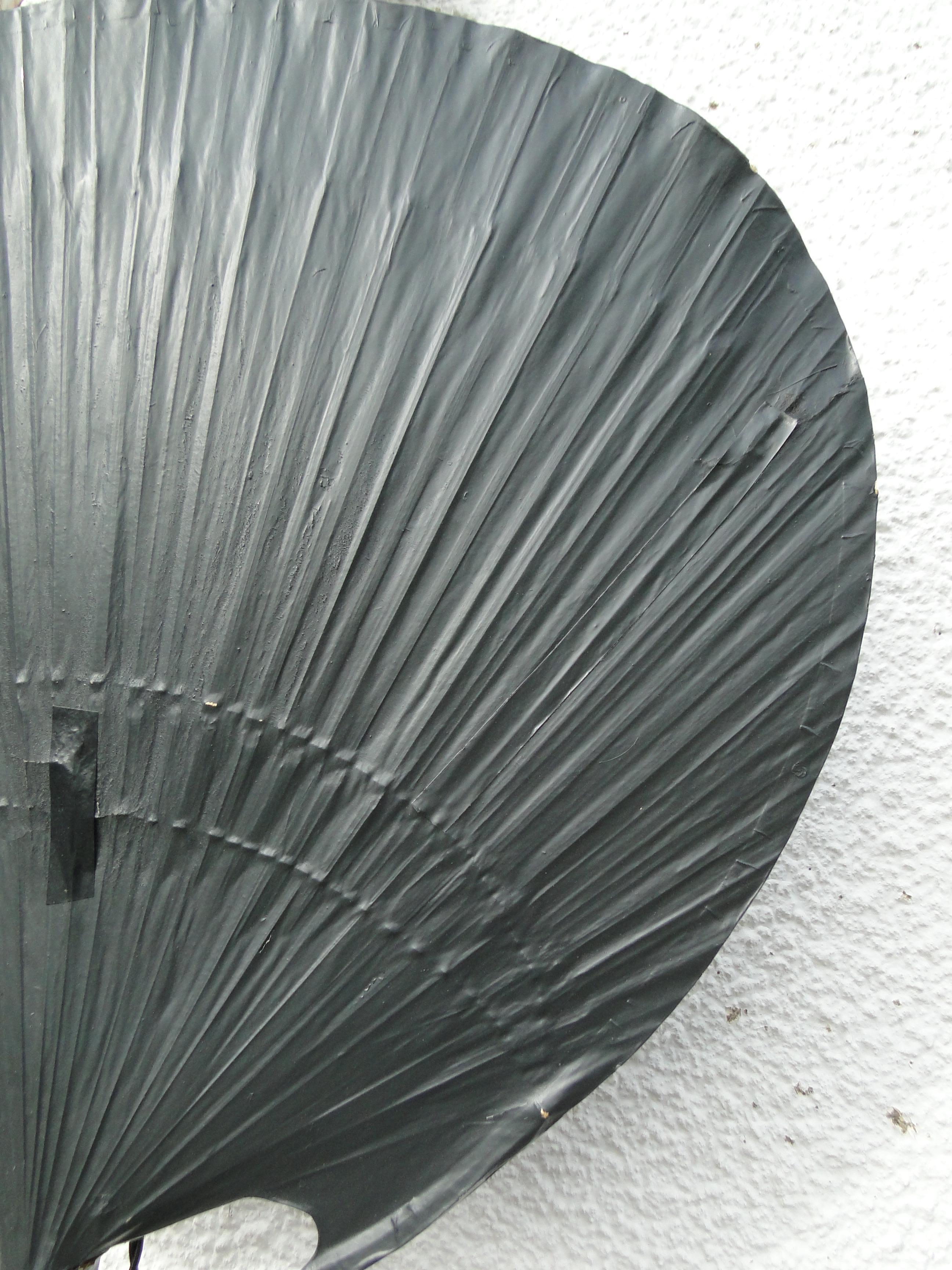 Bamboo Vintage Uchiwa Ingo Maurer  Wall Lamp for M Design  Germany 70s For Sale