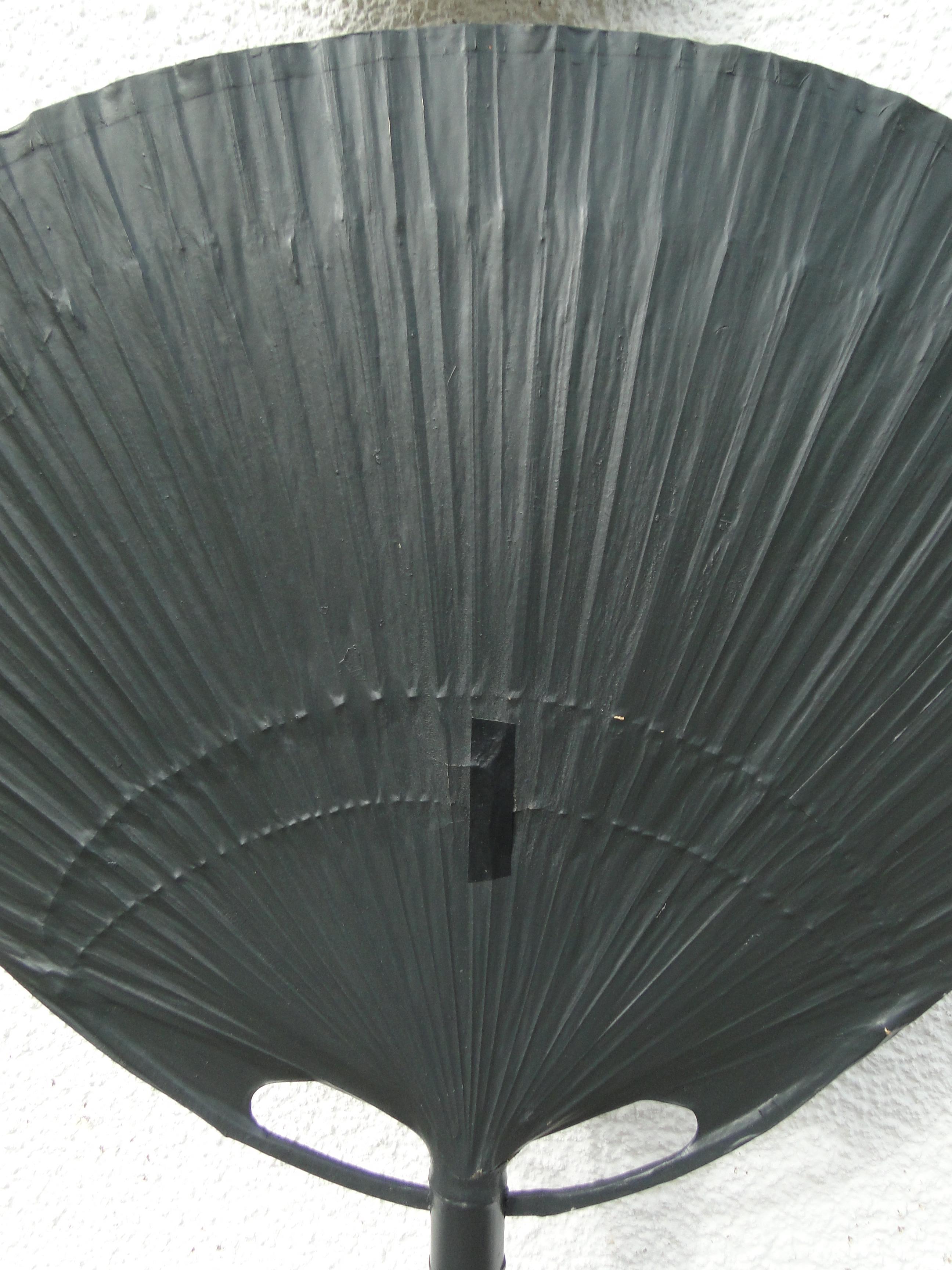 Vintage Uchiwa Ingo Maurer  Wall Lamp for M Design  Germany 70s For Sale 1