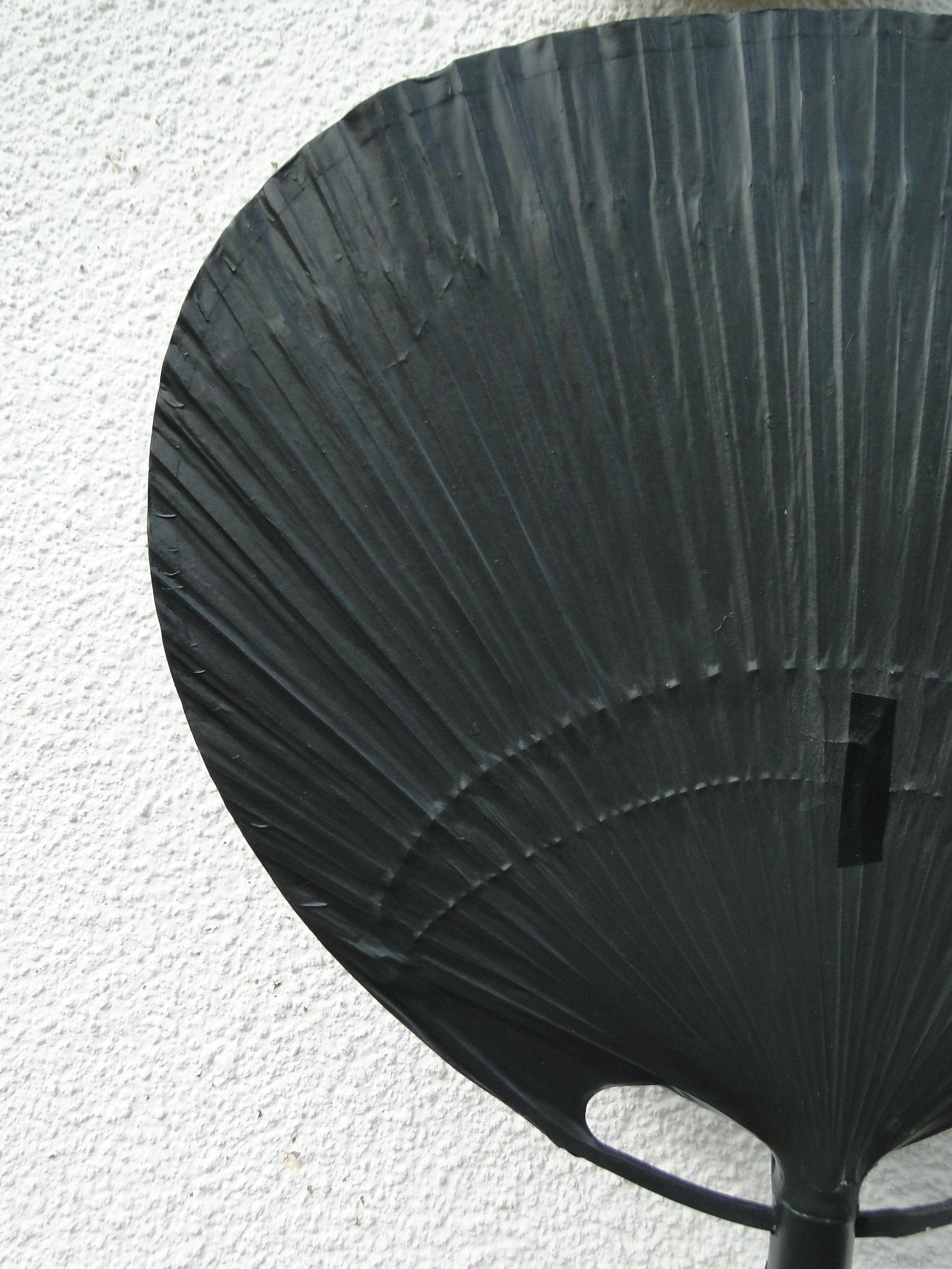 Vintage Uchiwa Ingo Maurer  Wall Lamp for M Design  Germany 70s For Sale 2