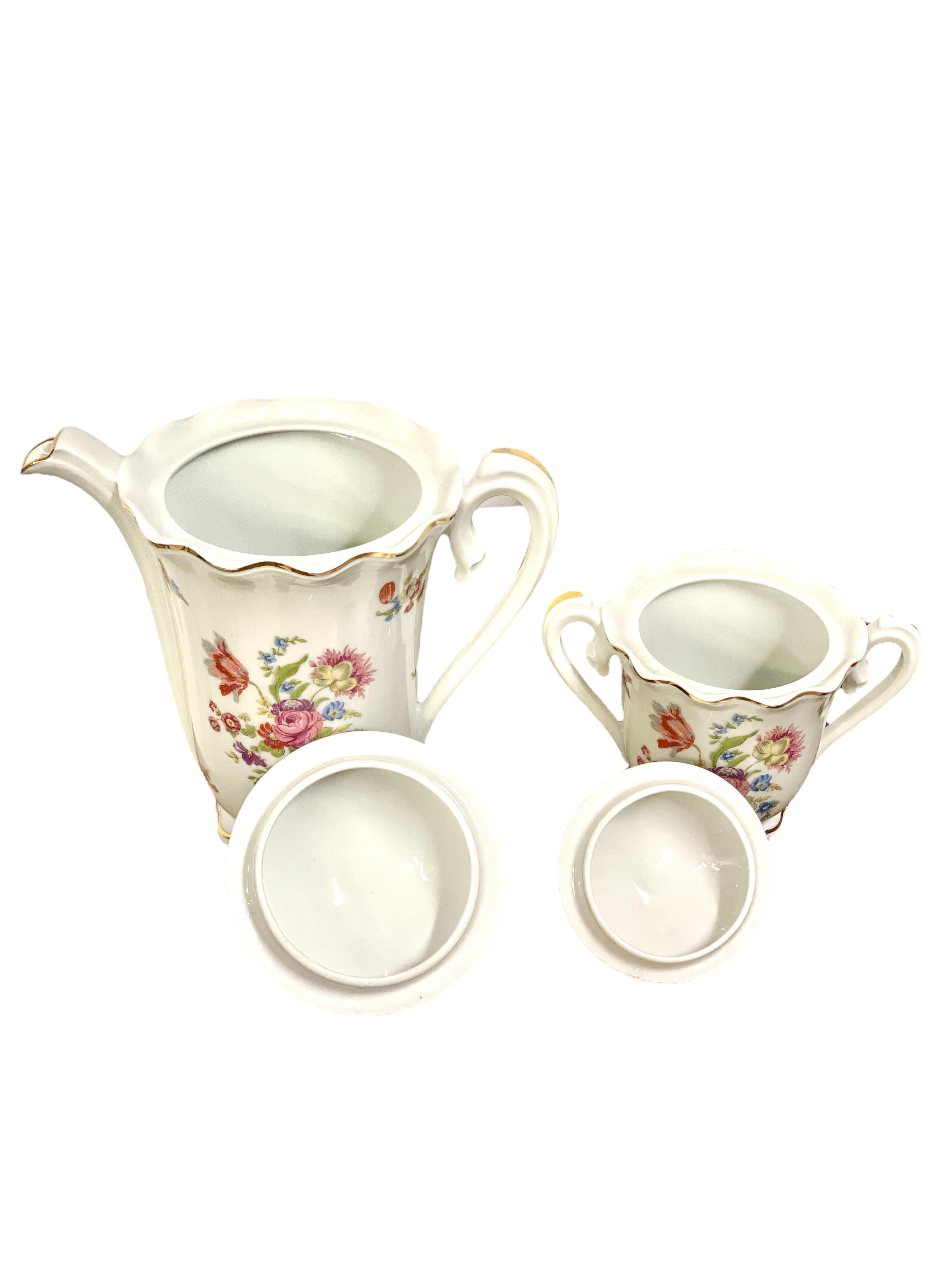 Juego de té y café de porcelana vintage ULIM Limoges - 41 piezas en venta 8