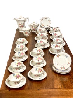 Set da tè e caffè in porcellana ULIM Limoges vintage - 41 pezzi