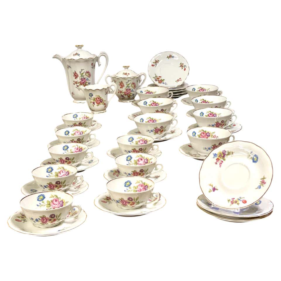 Full Retro Tea Set Antique and Vintage Tea Sets - 2,266 For Sale at 1stDibs | vintage tea ...