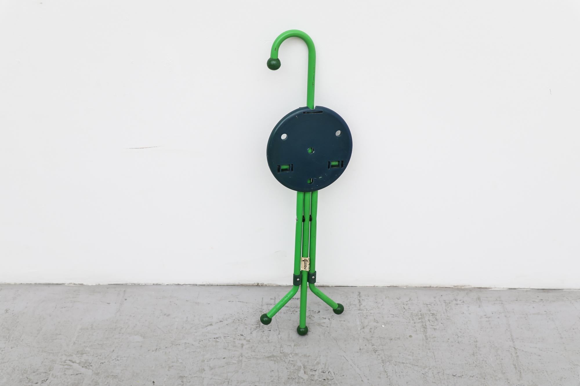 Grüne klappbare Vintage-Schilfrohrstühle „Ulisse“ von Ivan Loss für Pompis im Angebot 3