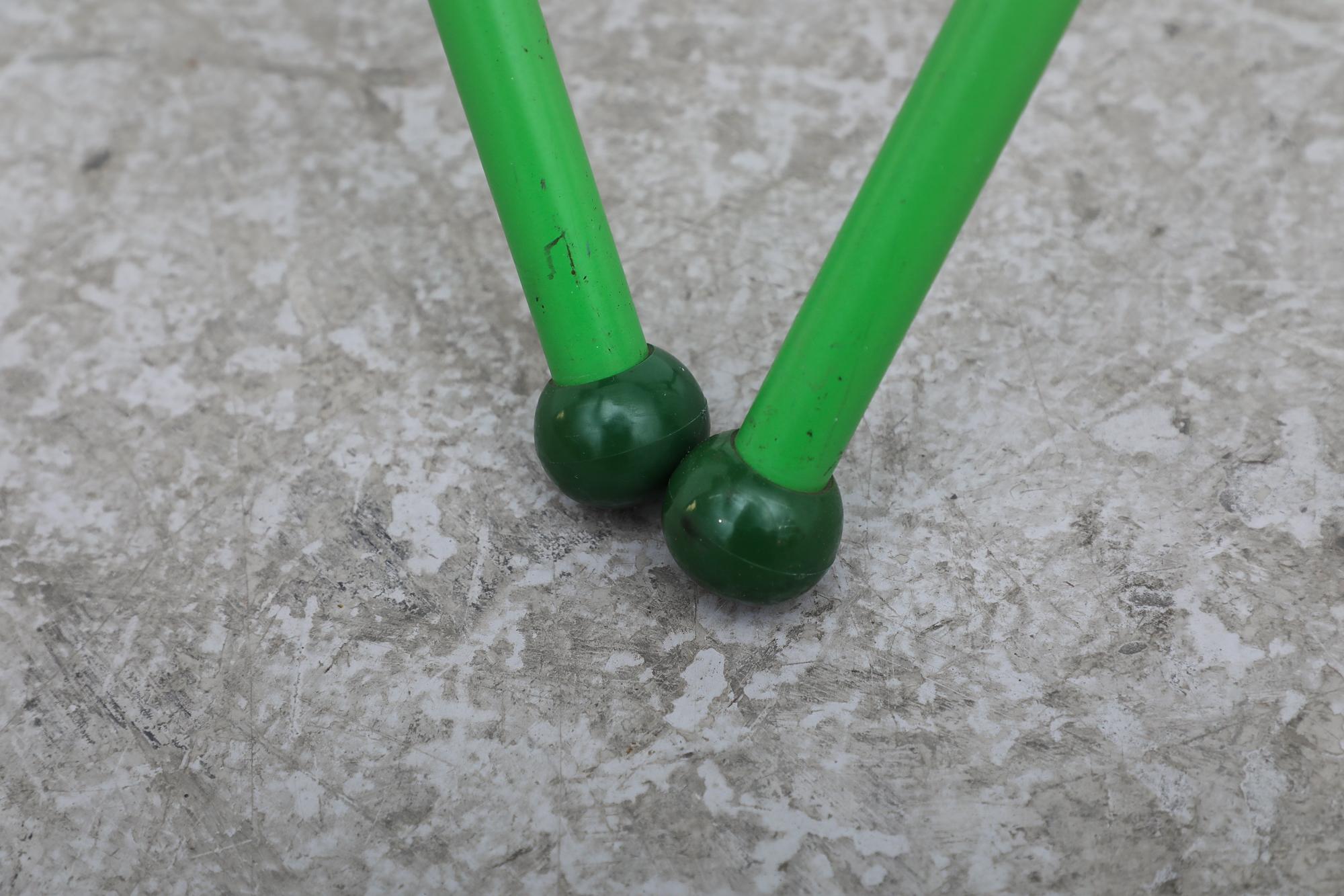 Grüne klappbare Vintage-Schilfrohrstühle „Ulisse“ von Ivan Loss für Pompis im Angebot 12