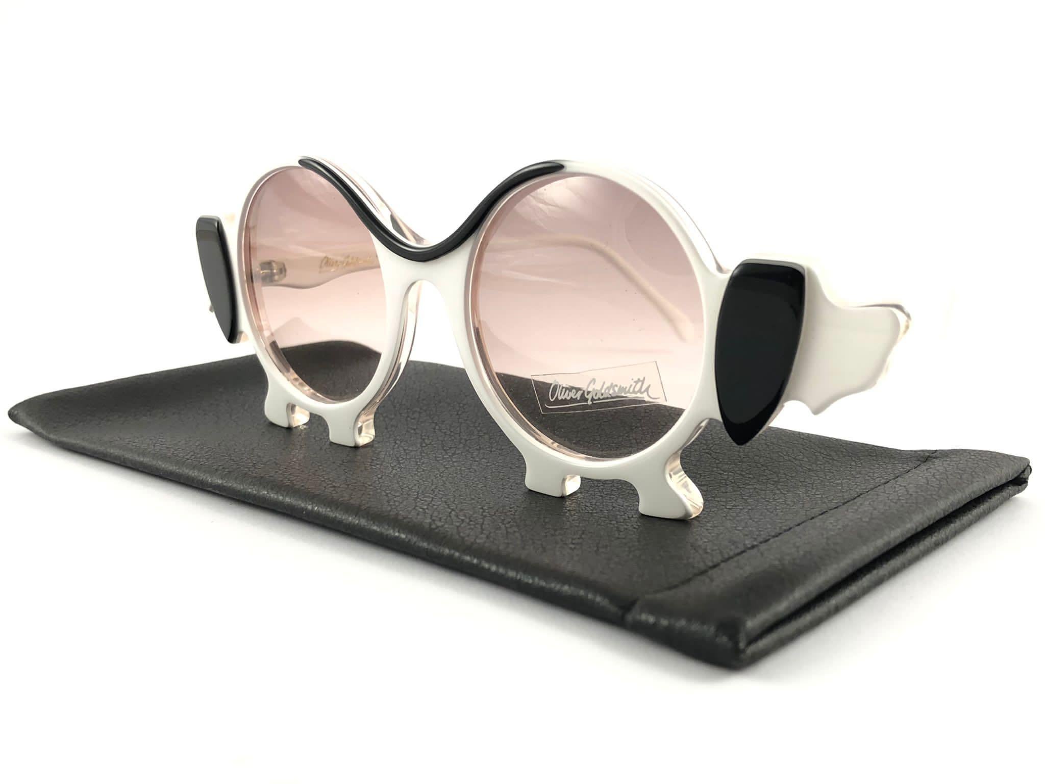 Vintage Ultra Rare Oliver Goldsmith " DOGS "  Made in England Sunglasses, 1985 For Sale