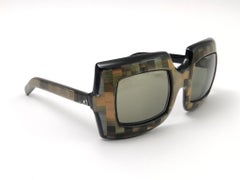 Gafas de sol vintage ultra raras Oliver Goldsmith " MINOR " 1969 Made in England