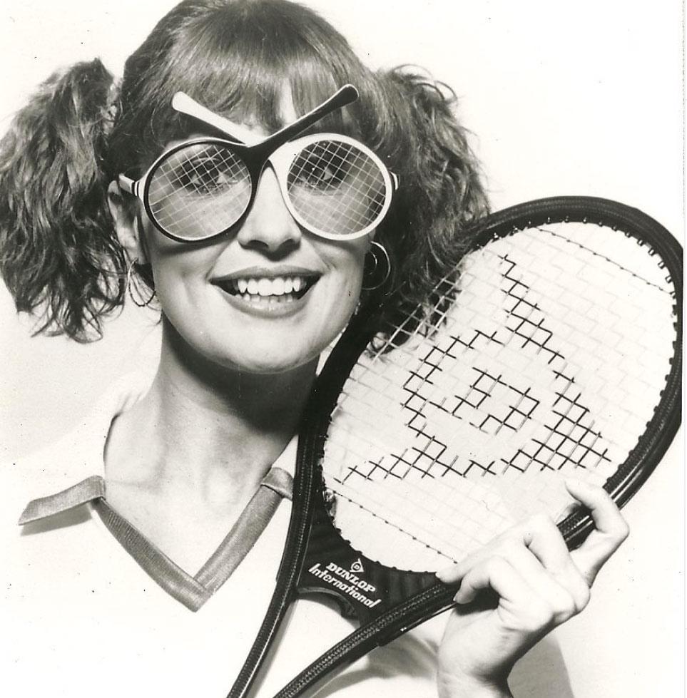 Lunettes de soleil Vintage Ultra Rare Oliver Goldsmith Racquets Wimbledon 1985 England en vente 2