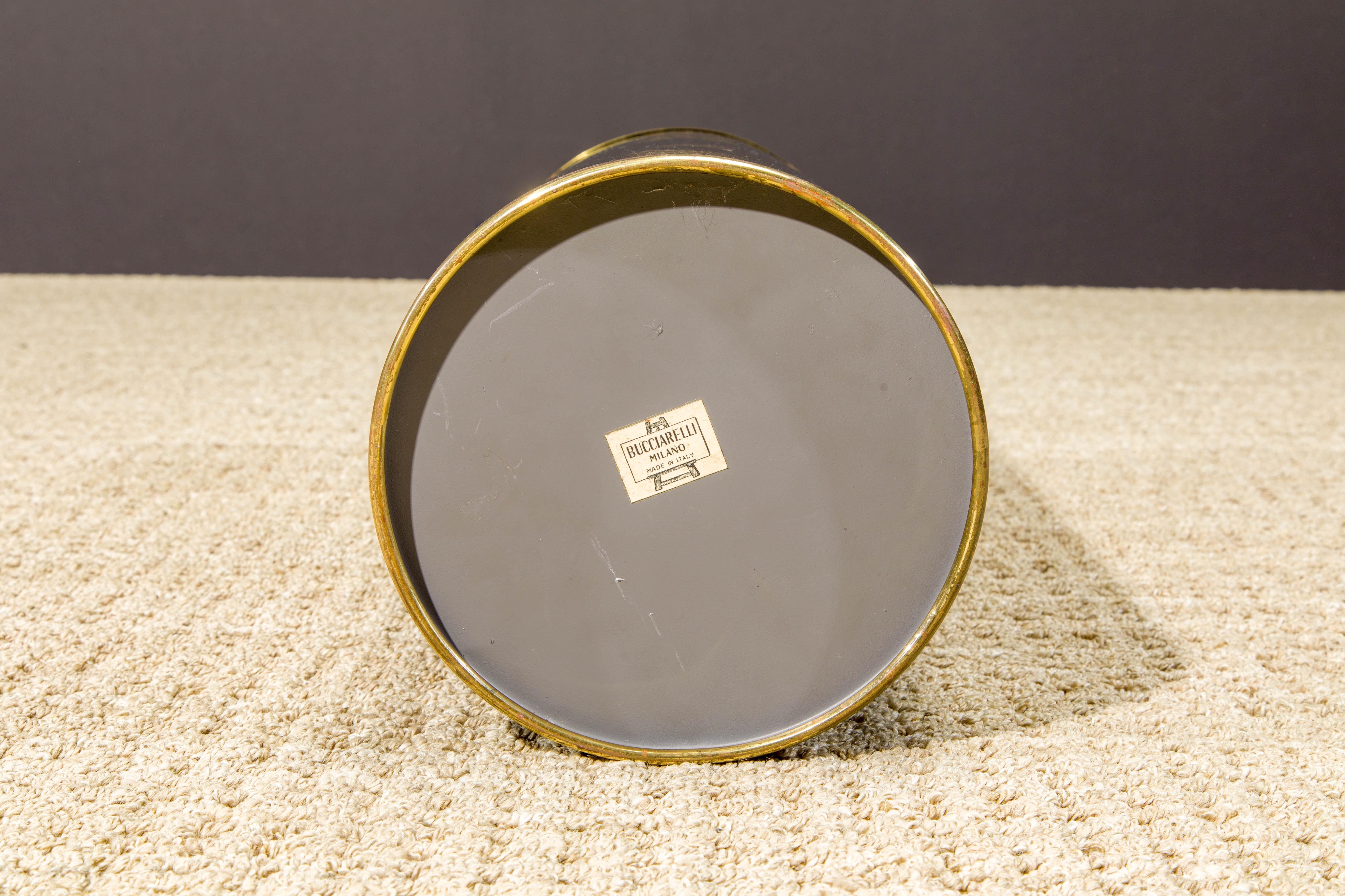 Vintage Umbrella Stand von Buccarelli Milano, ca. 1960er Jahre Italien, signiert im Angebot 8