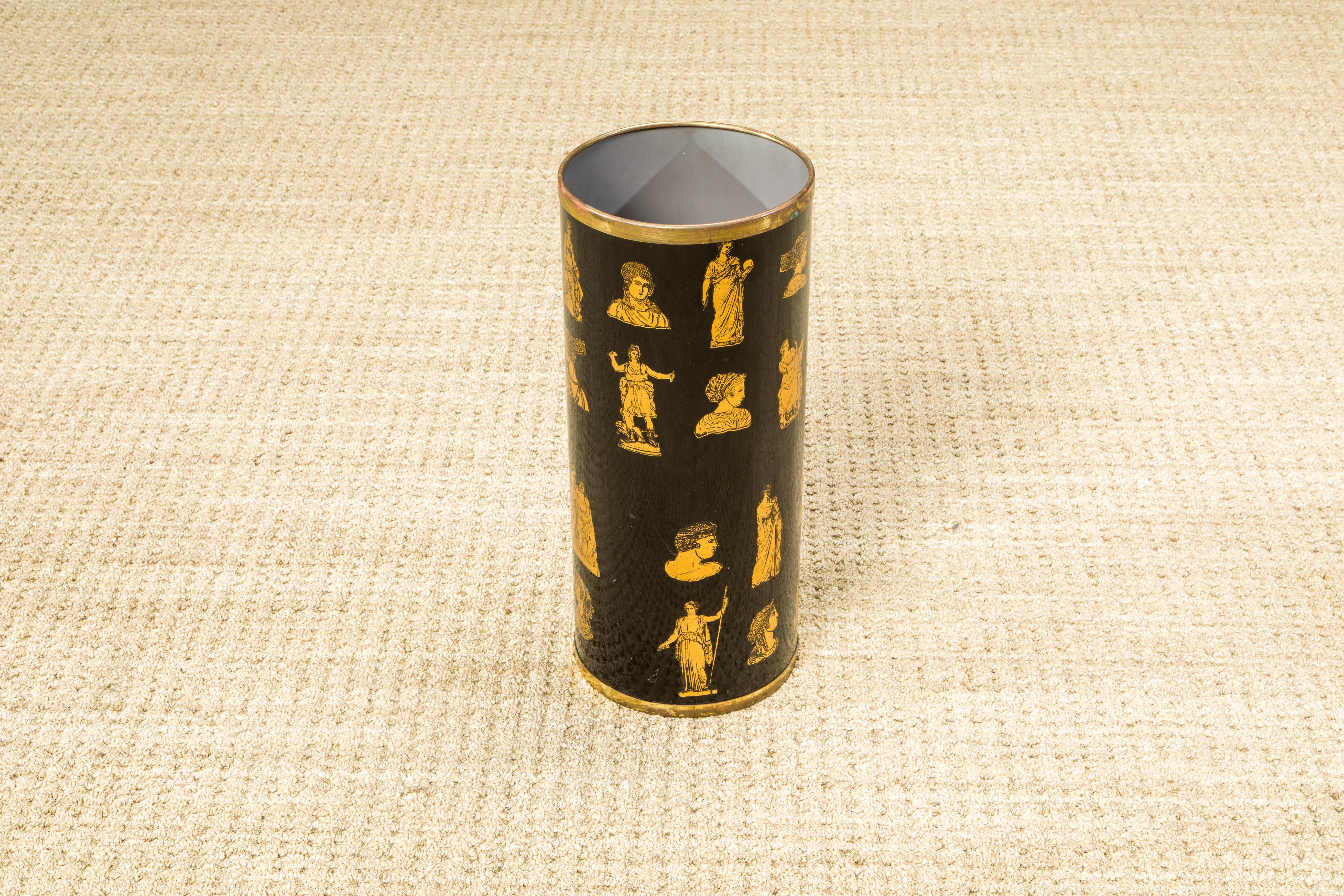 Vintage Umbrella Stand von Buccarelli Milano, ca. 1960er Jahre Italien, signiert (Moderne der Mitte des Jahrhunderts) im Angebot