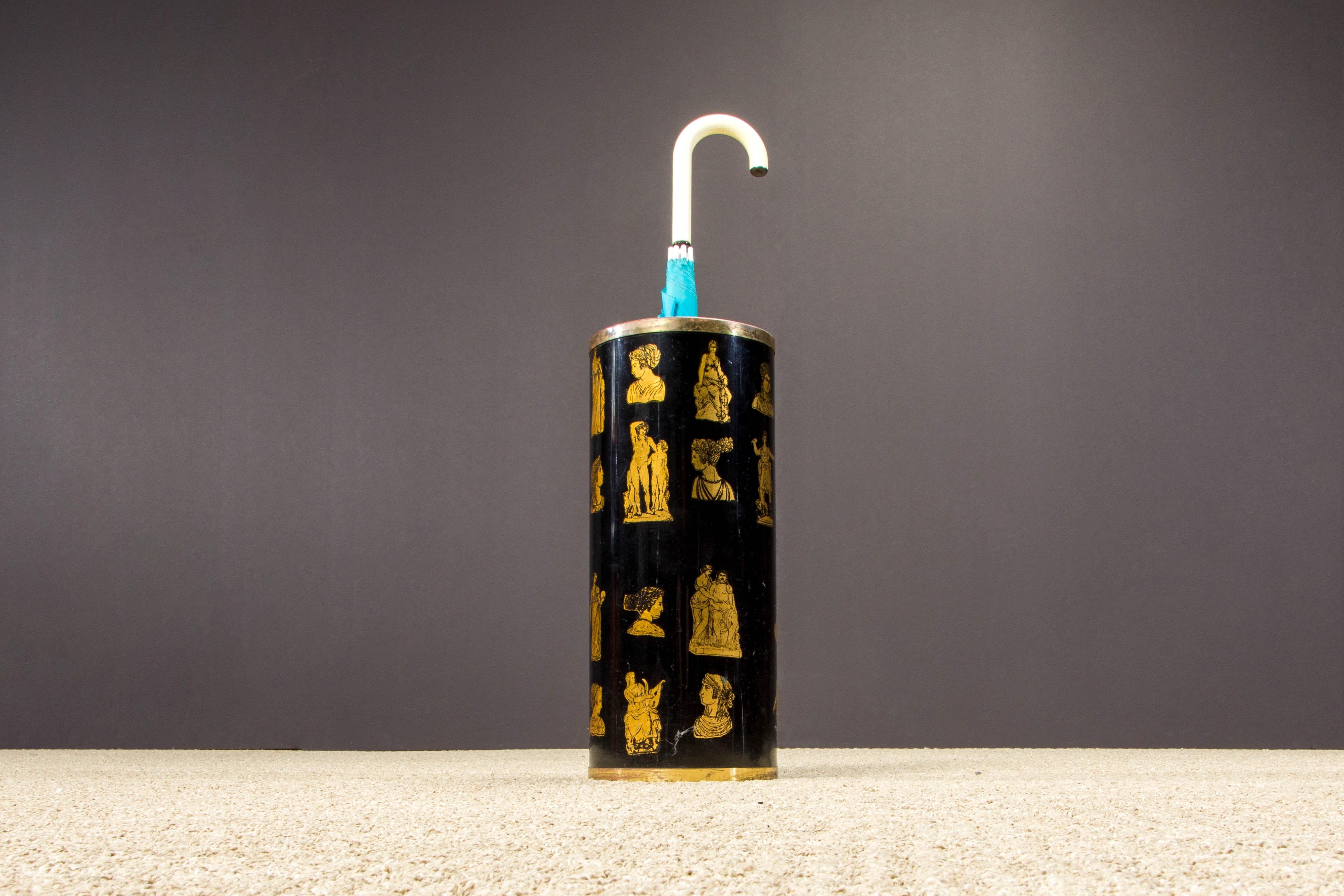 Vintage Umbrella Stand von Buccarelli Milano, ca. 1960er Jahre Italien, signiert (Lackiert) im Angebot