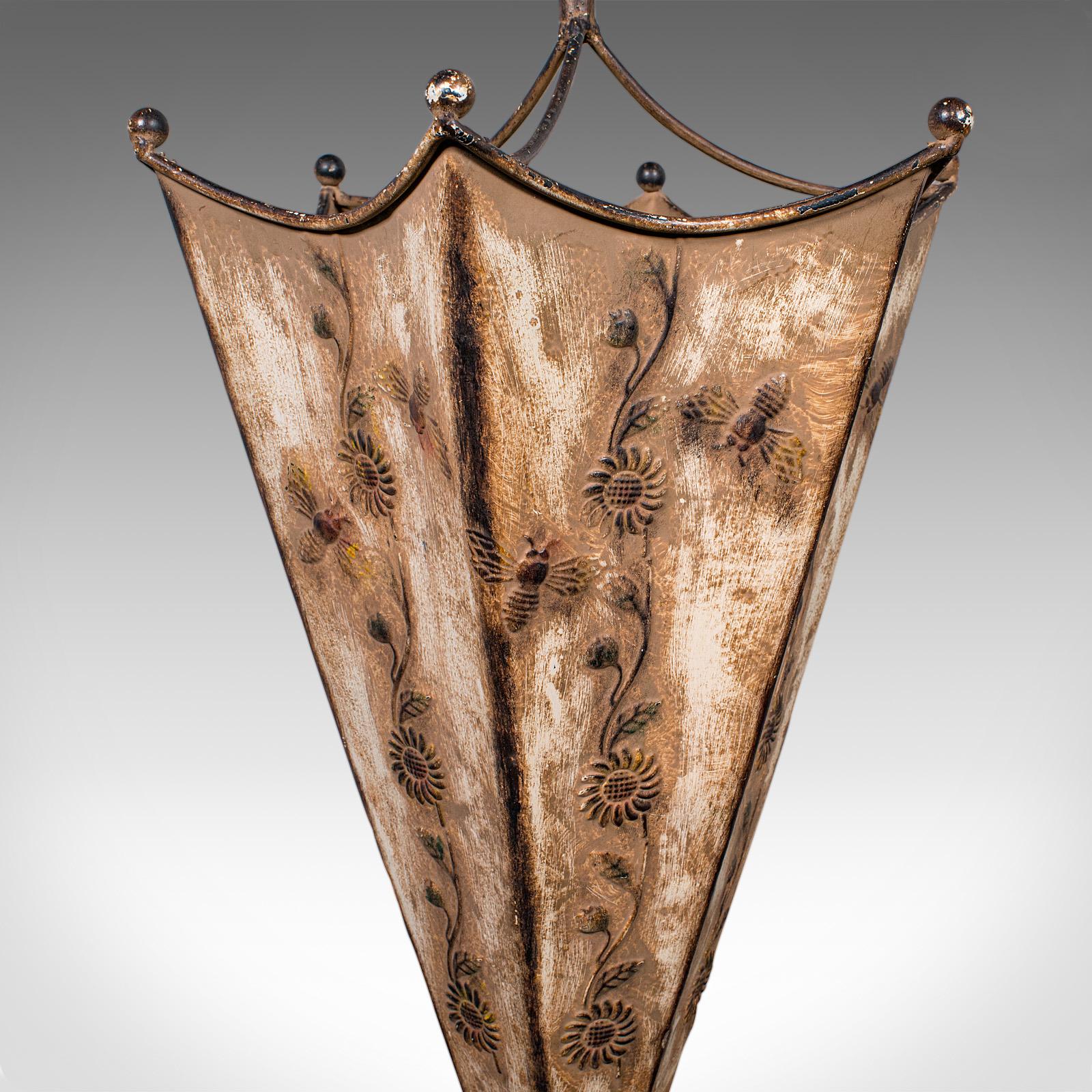 Portaombrelli d'epoca, inglese, Art Nouveau Revival, Vaschetta raccogli gocce per ingresso in vendita 4