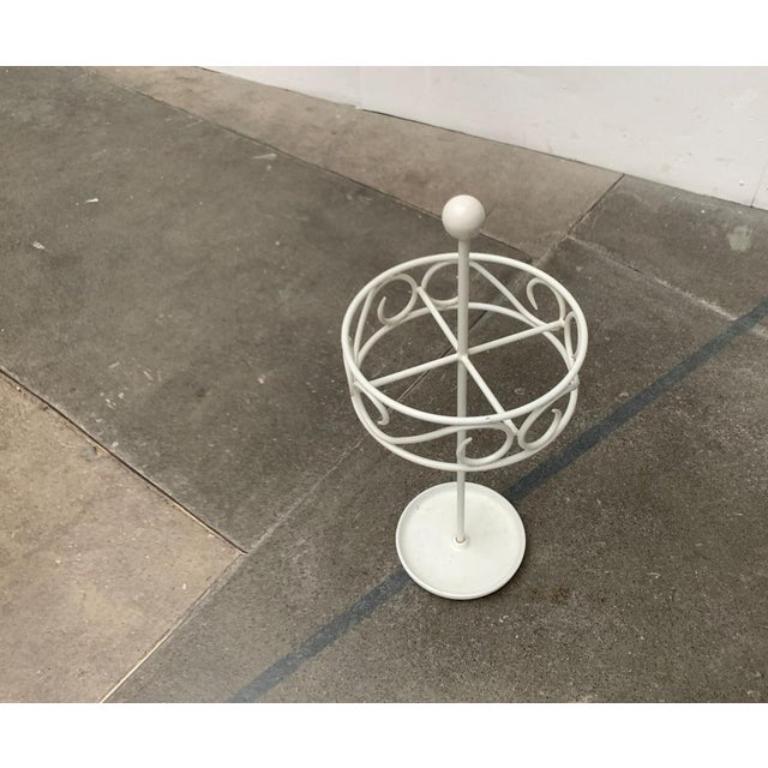 Vintage Umbrella Stand in Metall, 1970er Jahre (20. Jahrhundert) im Angebot