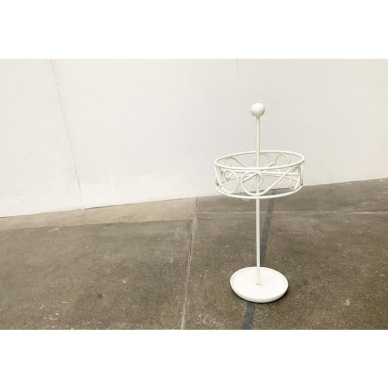 Vintage Umbrella Stand in Metall, 1970er Jahre im Angebot 1