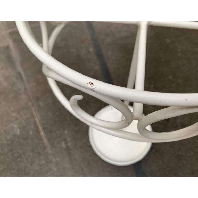 Vintage Umbrella Stand in Metall, 1970er Jahre im Angebot 5