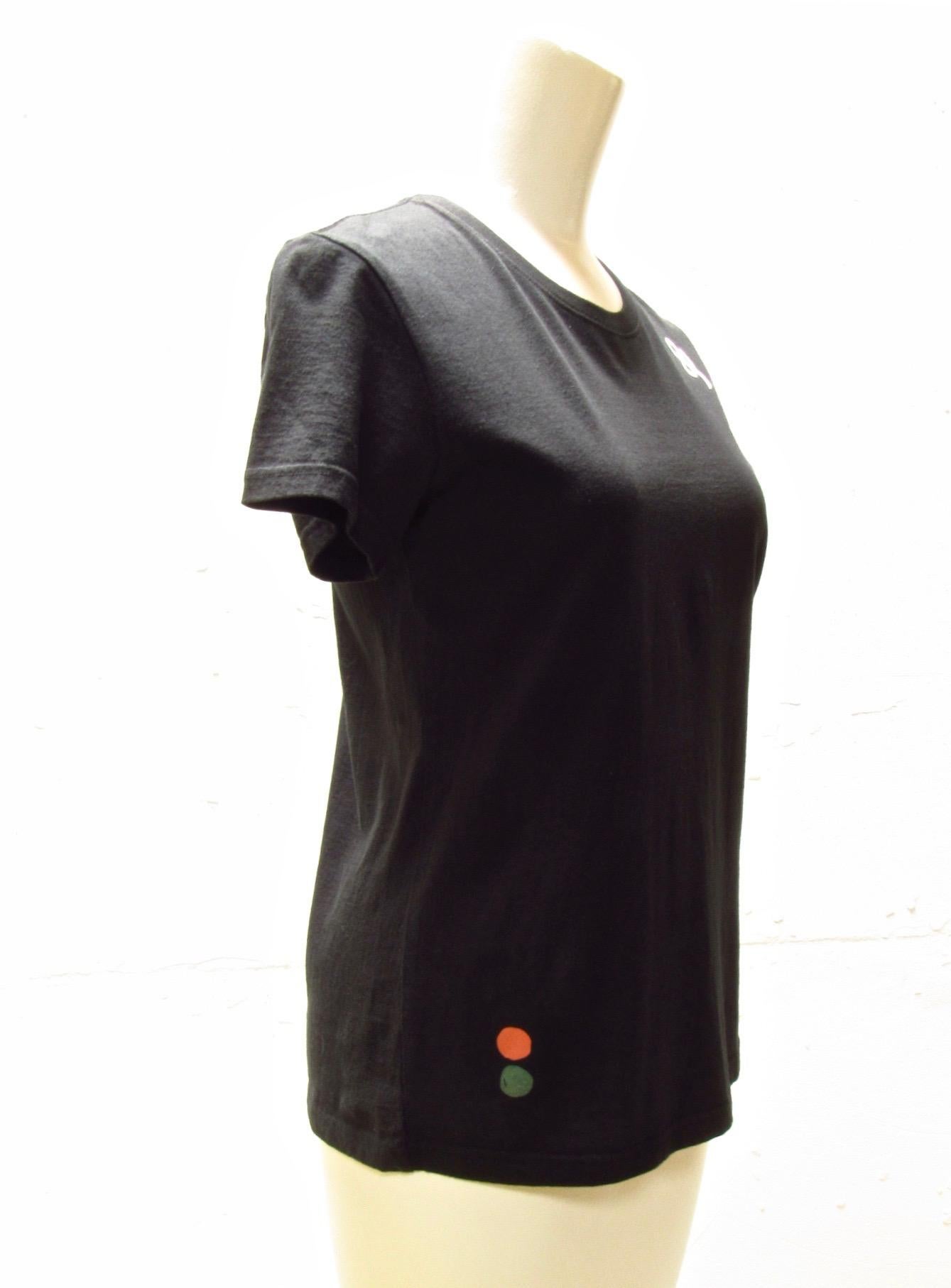 Undercover - T-shirt noir « Less But Better » Pour femmes en vente