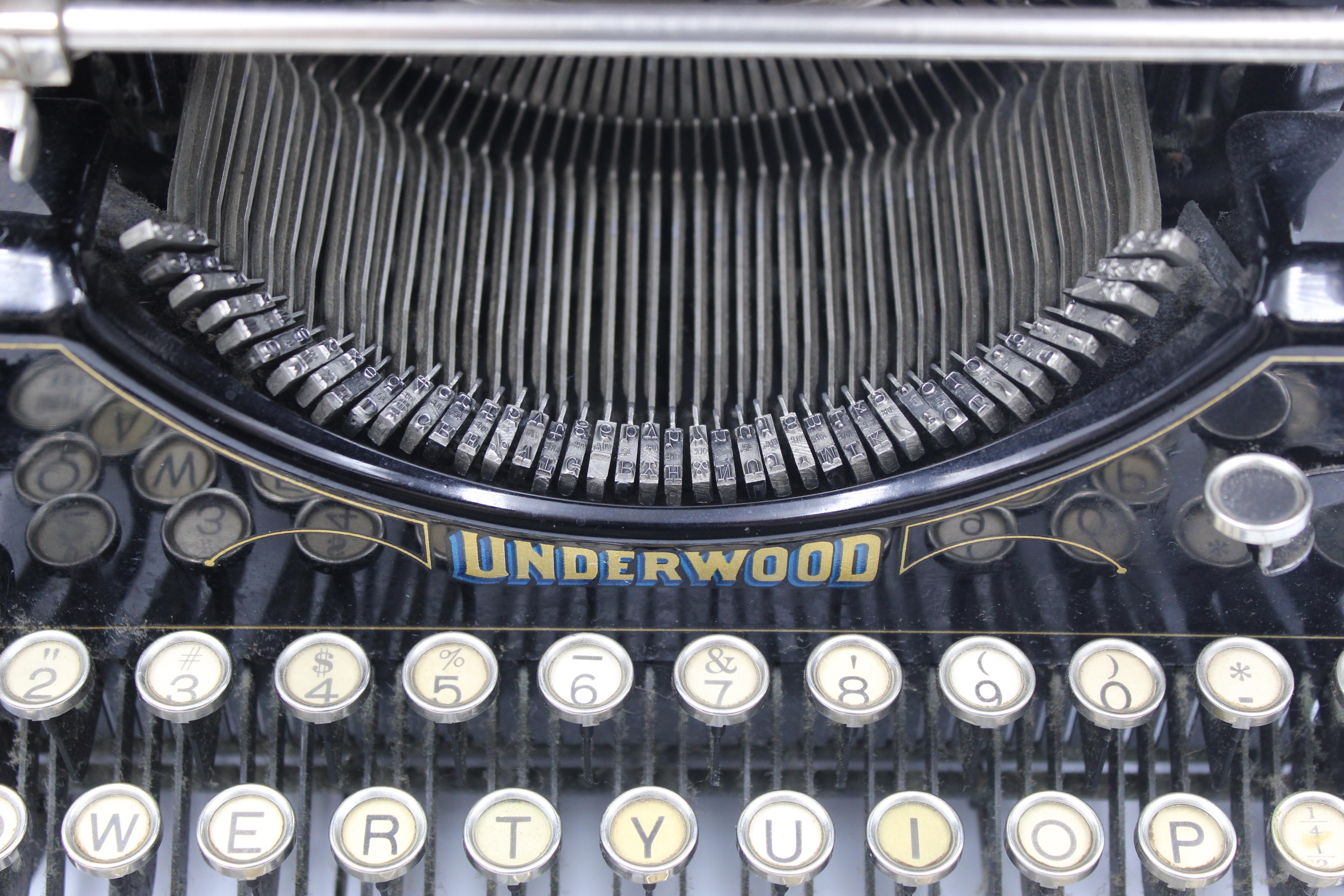 underwood typewriter no 5
