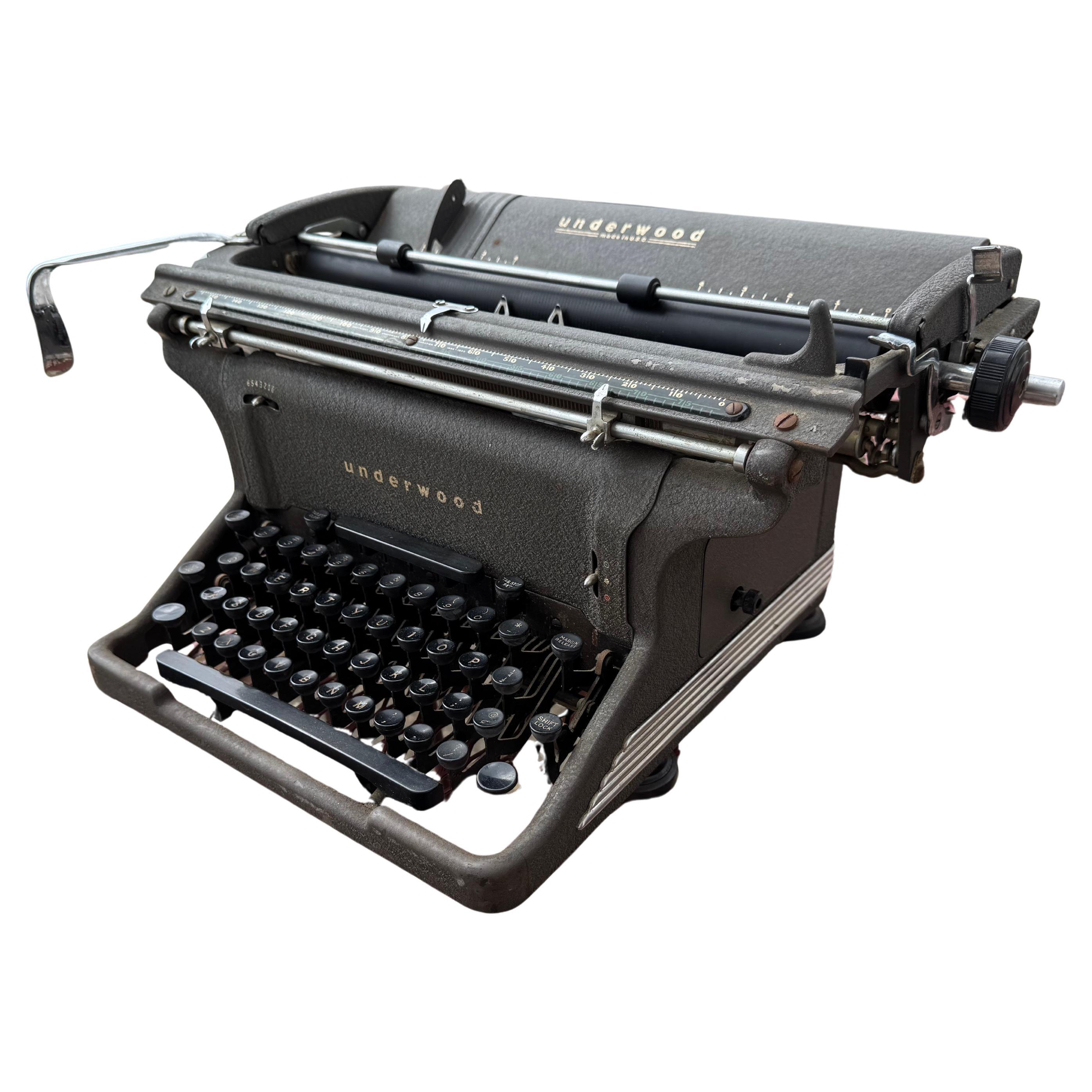 Machine à écrire vintage Underwood