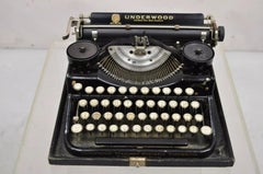 Vintage Underwood Universal Macchina da scrivere manuale a quattro banchi con scatola originale