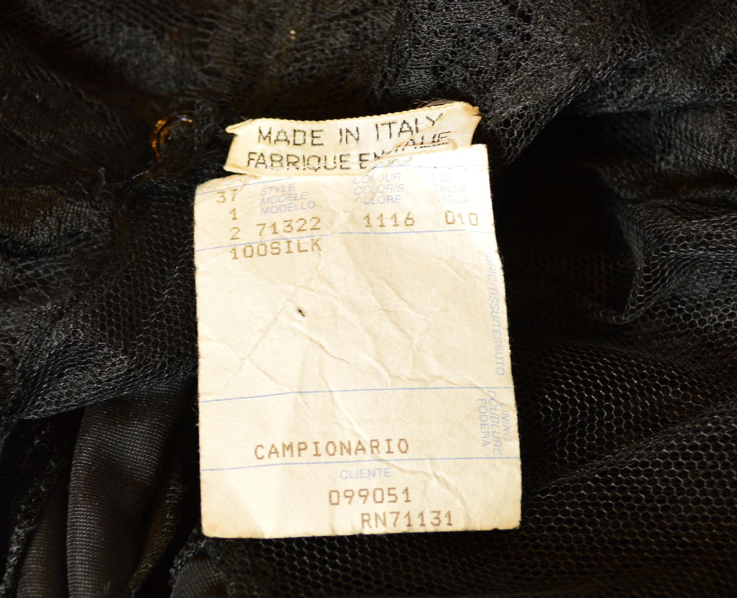 Ungaro - Robe de soirée haute couture vintage, années 1980 en vente 1
